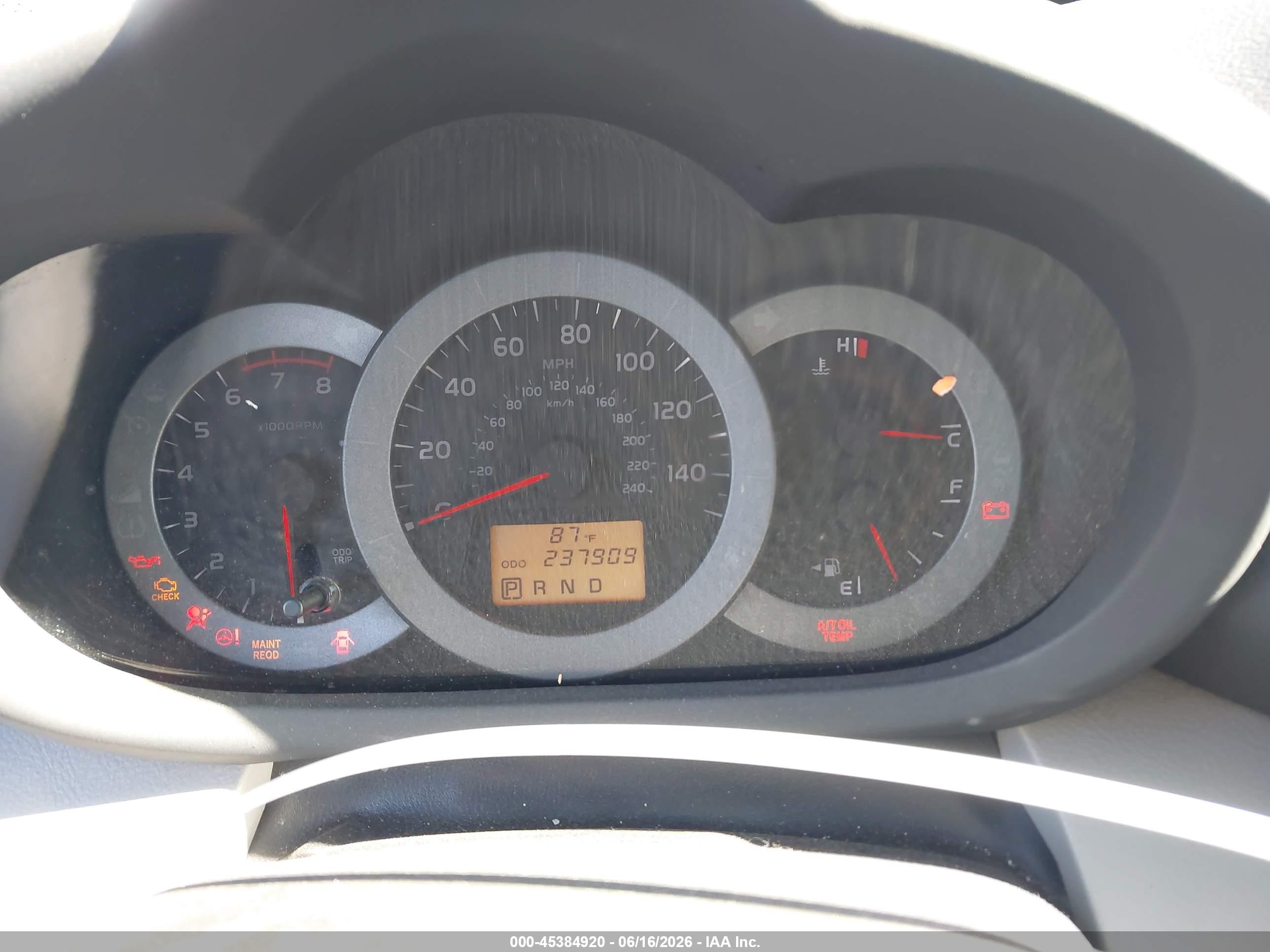 2012 Toyota Rav4 Base V6 Black vin: 2T3ZK4DV9CW015479