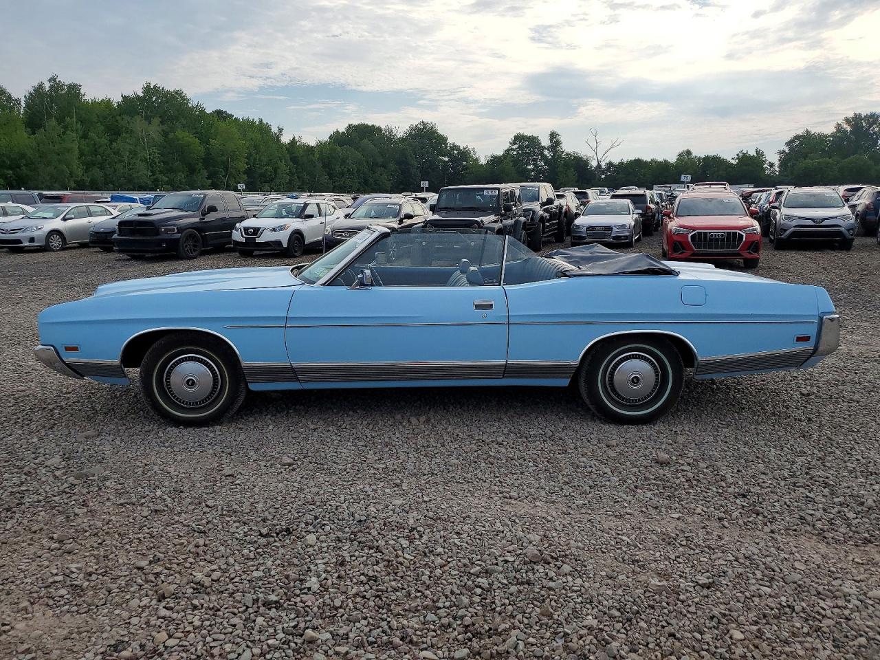 1972 Ford Convertibl Blue vin: 2U61S153262