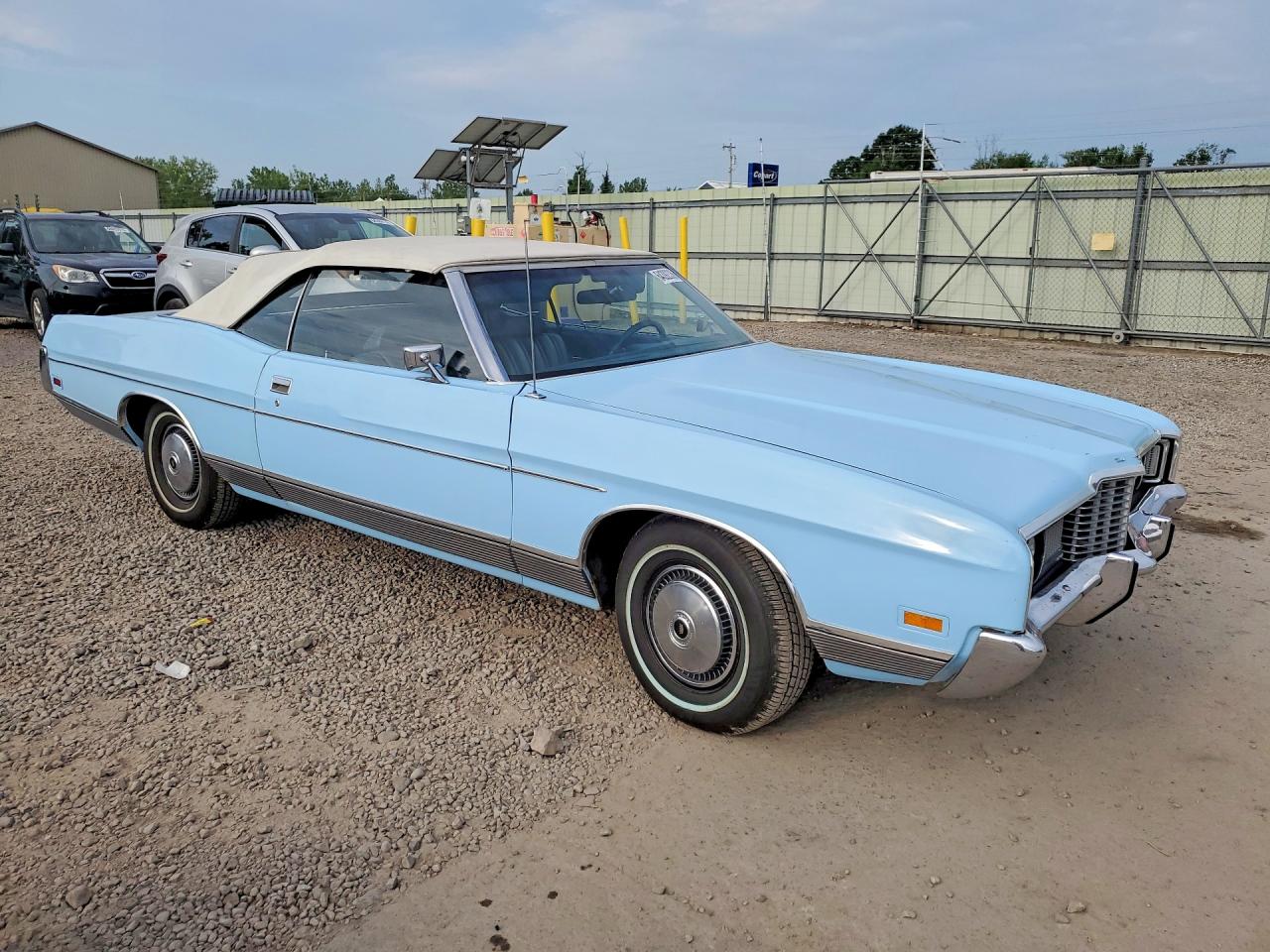 1972 Ford Convertibl Blue vin: 2U61S153262