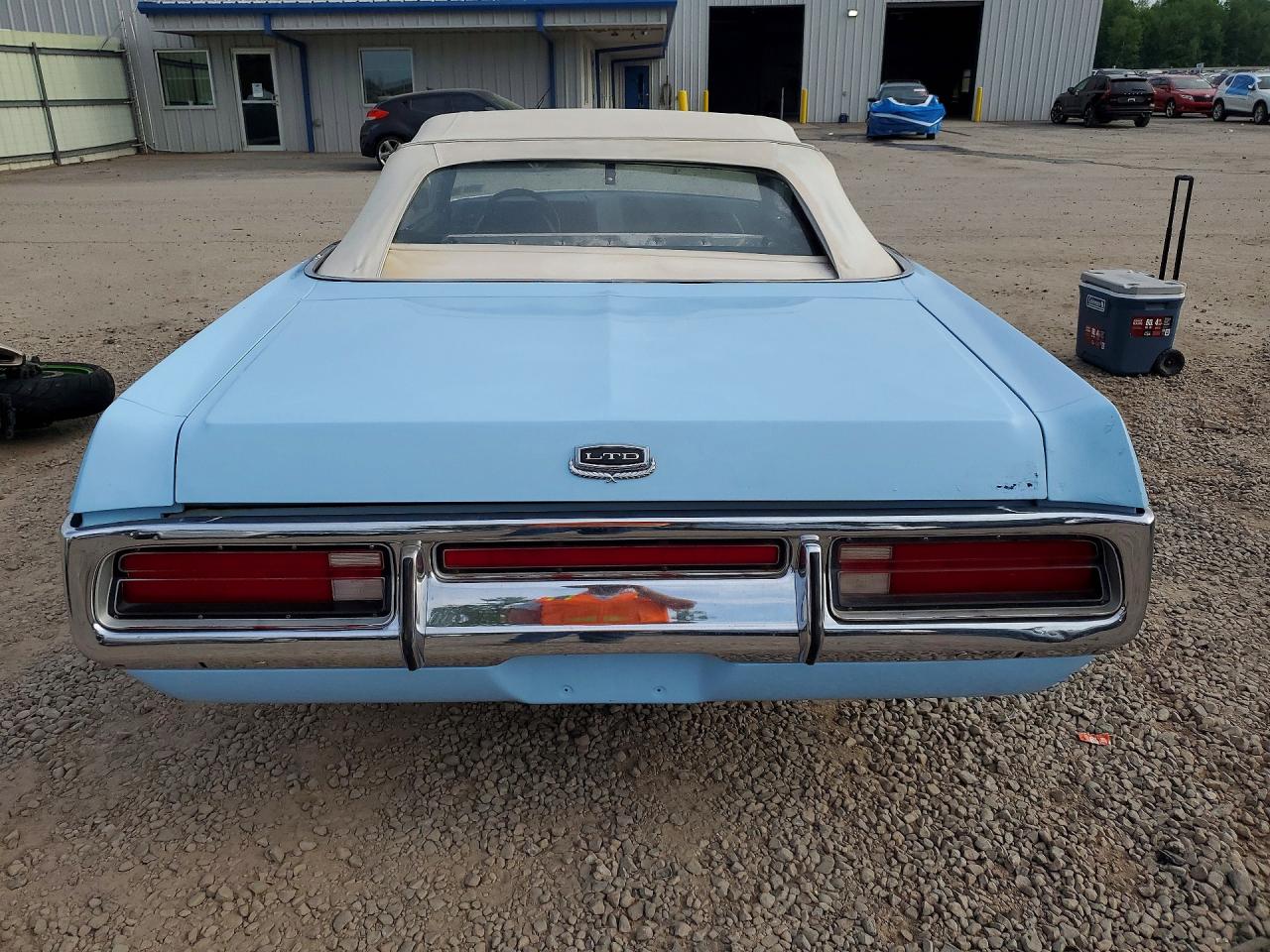 1972 Ford Convertibl Blue vin: 2U61S153262