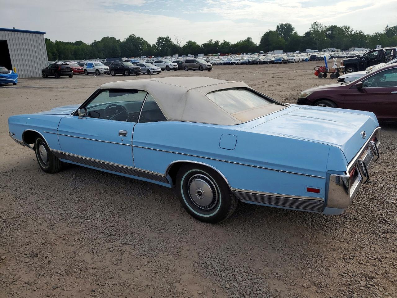 1972 Ford Convertibl Blue vin: 2U61S153262