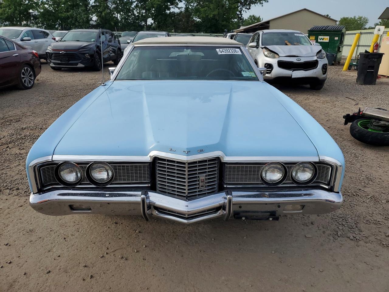 1972 Ford Convertibl Blue vin: 2U61S153262