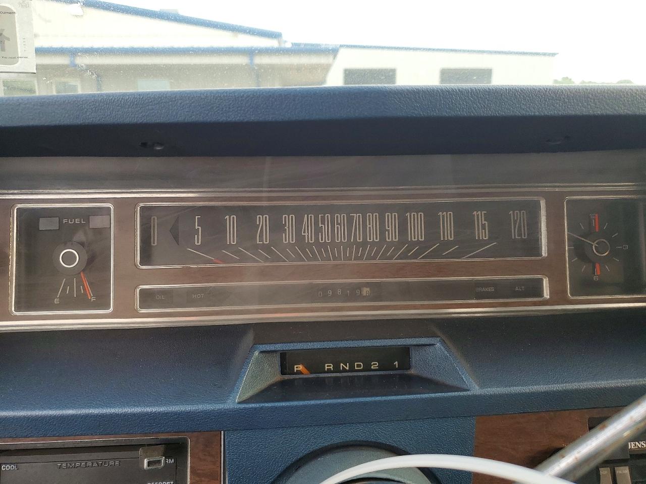 1972 Ford Convertibl Blue vin: 2U61S153262