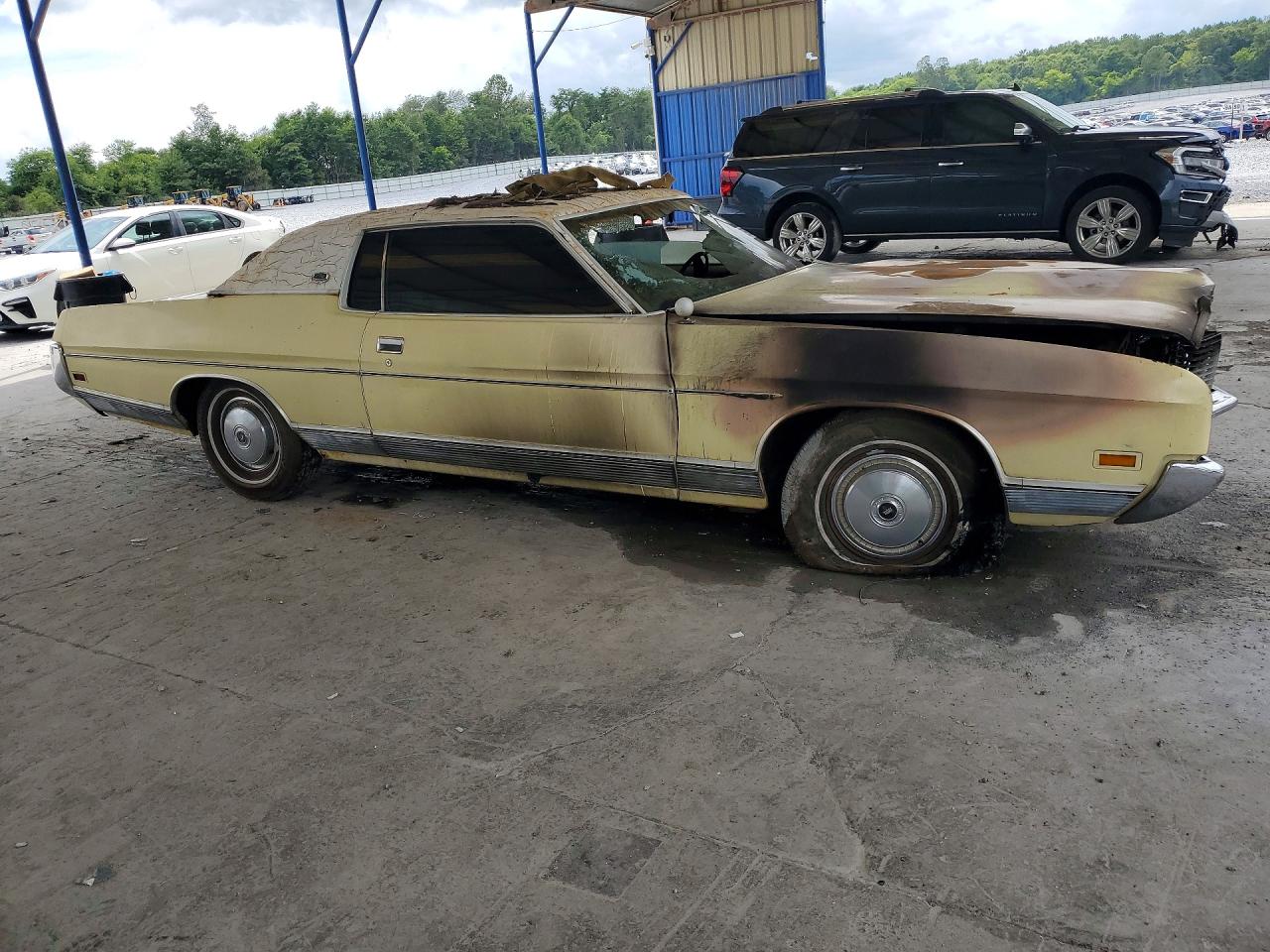 1972 Ford Ltd Yellow vin: 2U62S113242