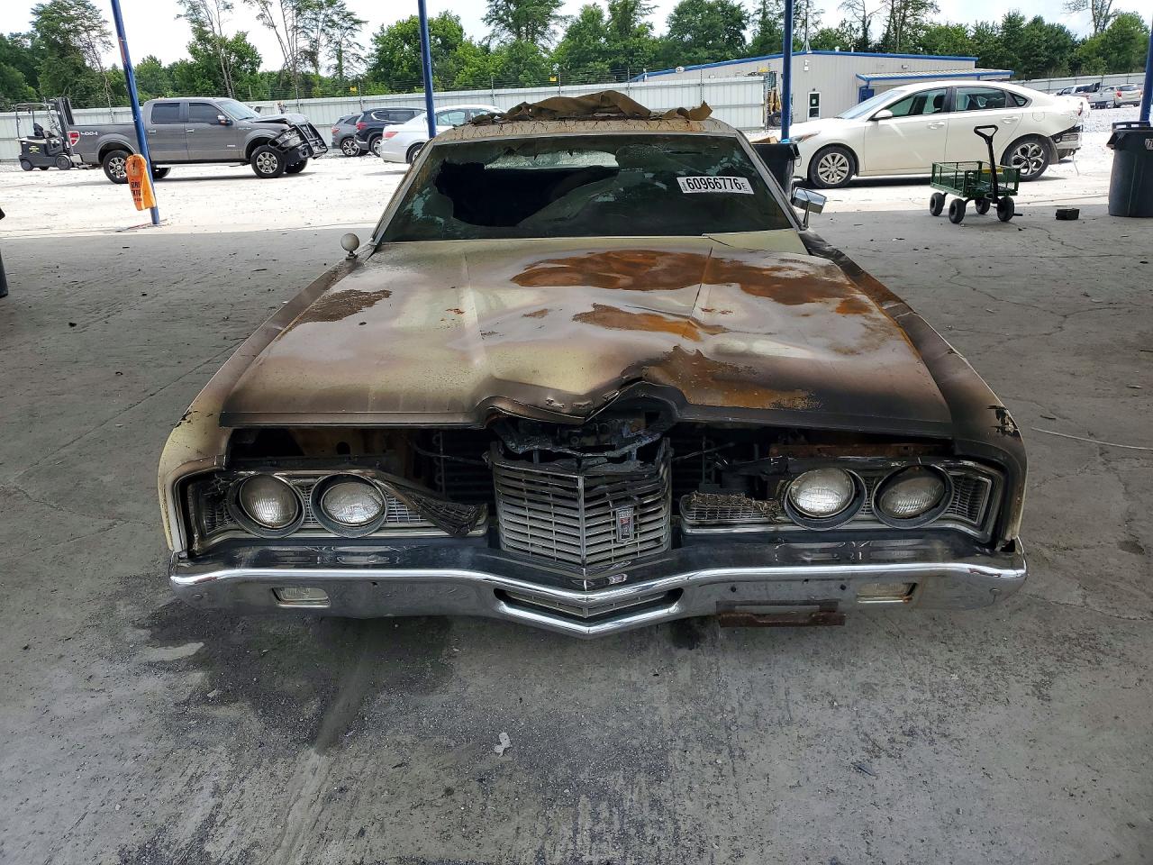 1972 Ford Ltd Yellow vin: 2U62S113242