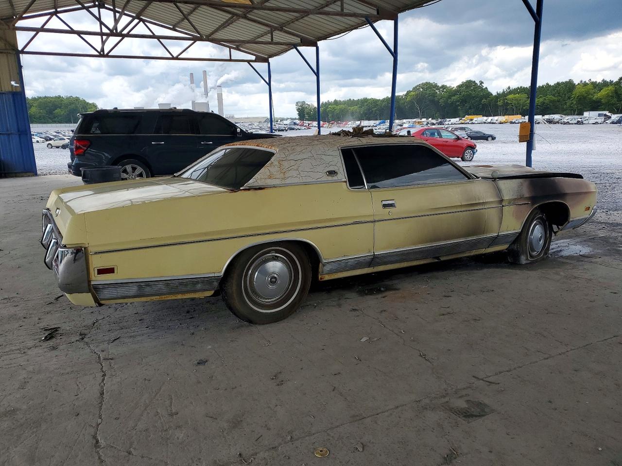 1972 Ford Ltd Yellow vin: 2U62S113242