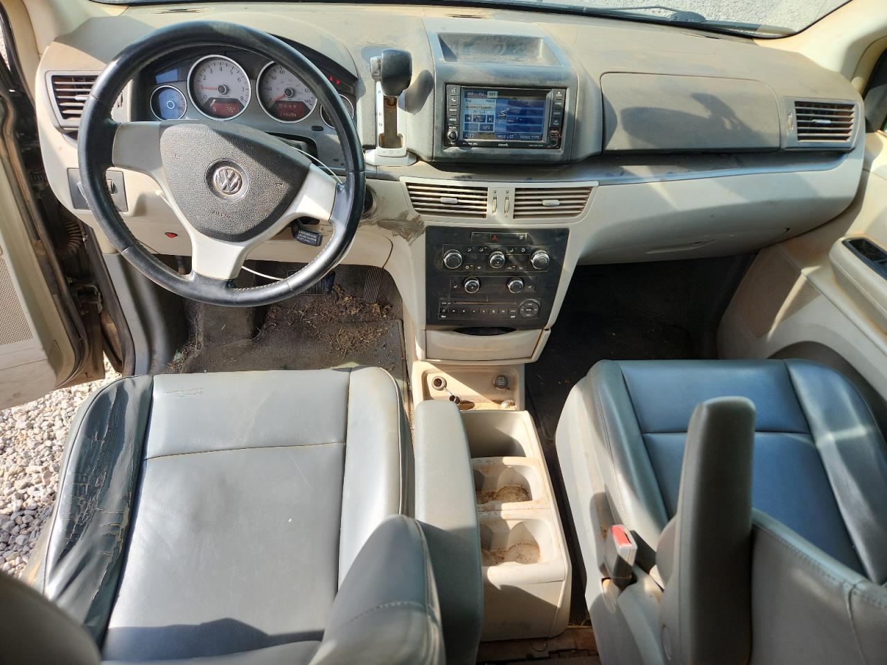 2010 Volkswagen Routan Se Gray vin: 2V4RW3D11AR295679