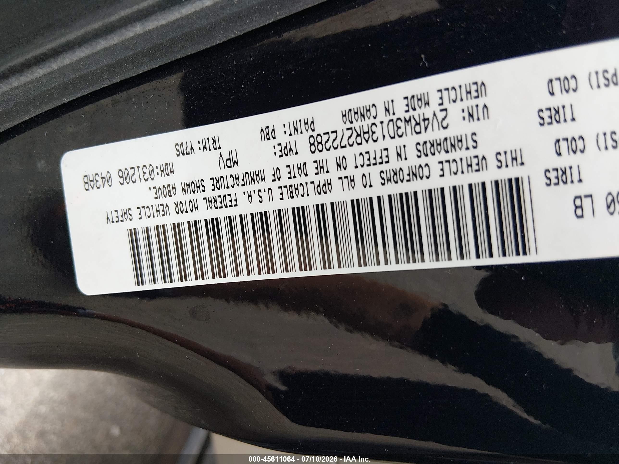 2010 Volkswagen Routan Se Blue vin: 2V4RW3D13AR272288