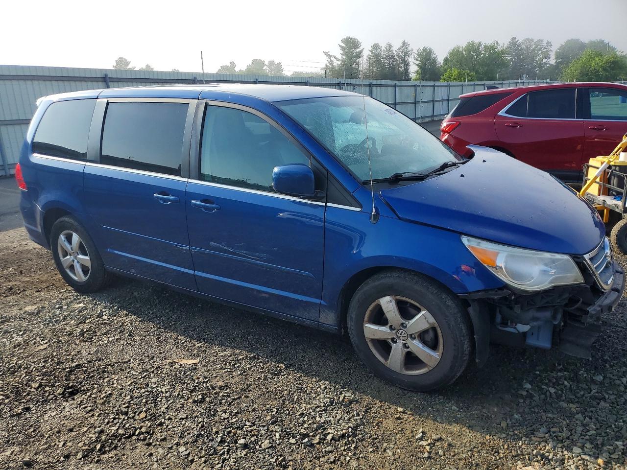 2010 Volkswagen Routan Se Синий vin: 2V4RW3D14AR296132