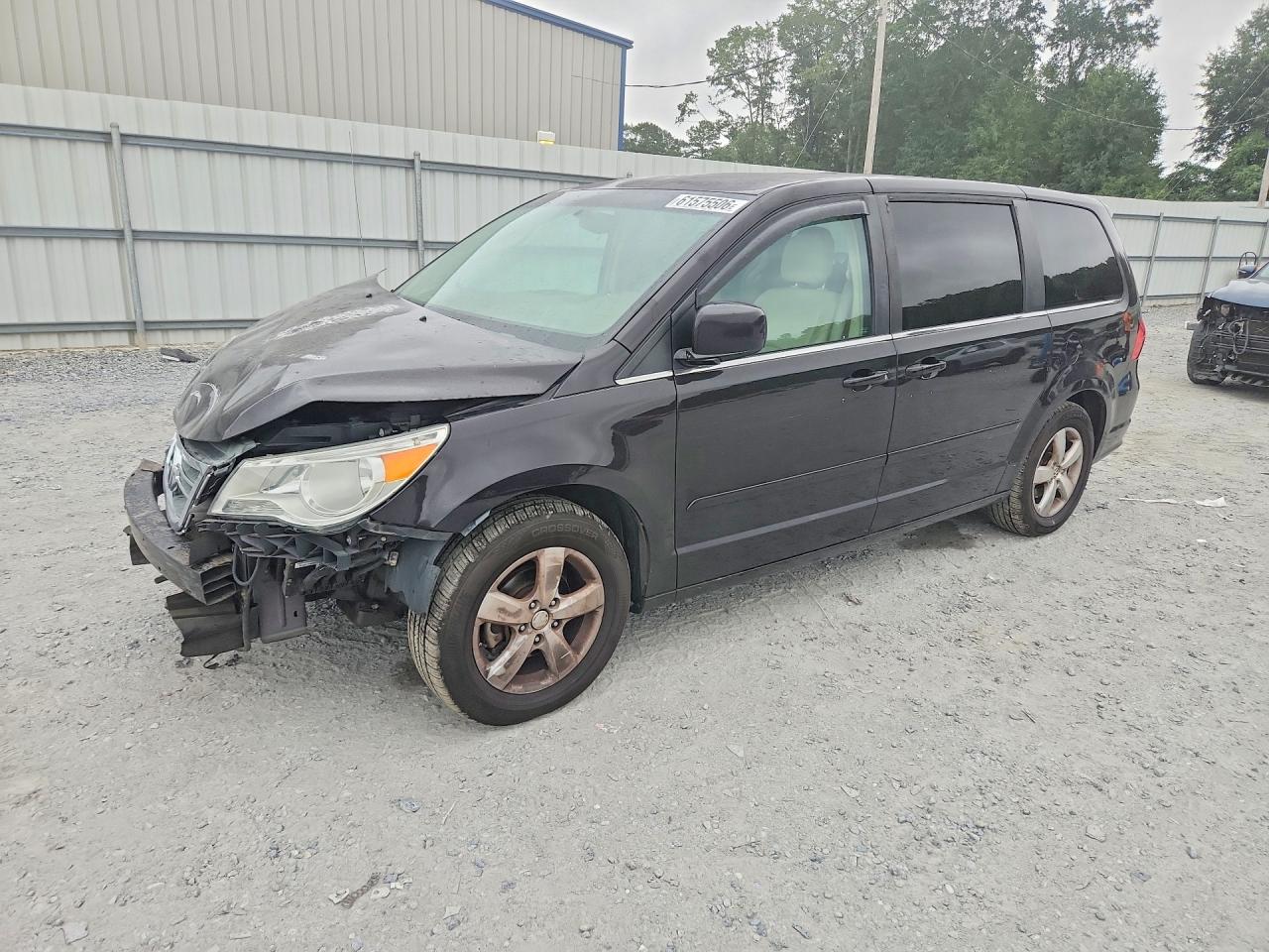 2010 Volkswagen Routan Se Black vin: 2V4RW3D19AR388059