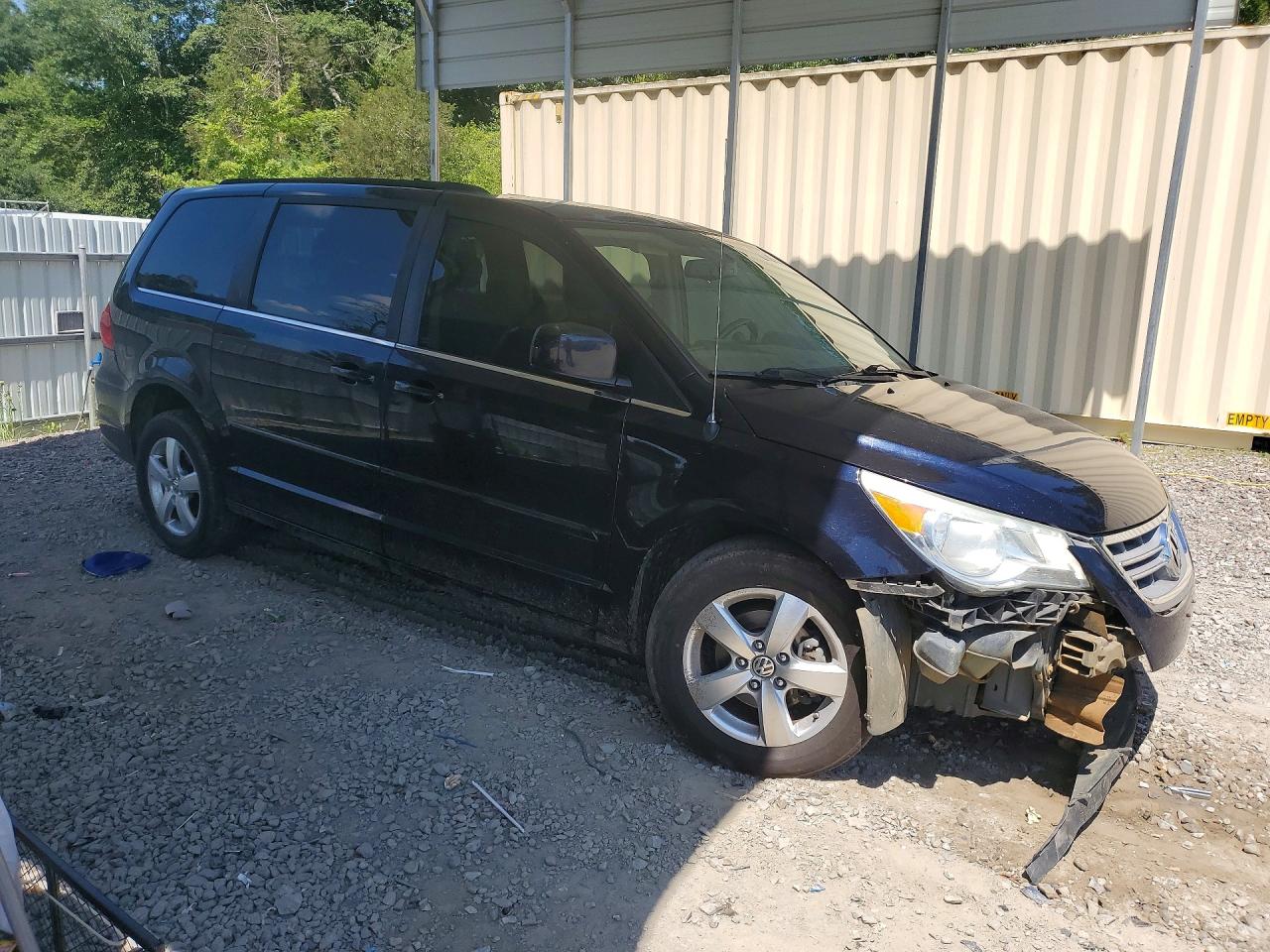 2011 Volkswagen Routan Se Black vin: 2V4RW3DG5BR670639