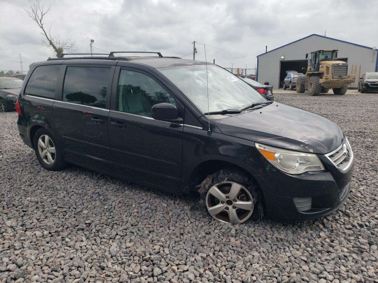 2011 Volkswagen Routan Se Black vin: 2V4RW3DG9BR806190