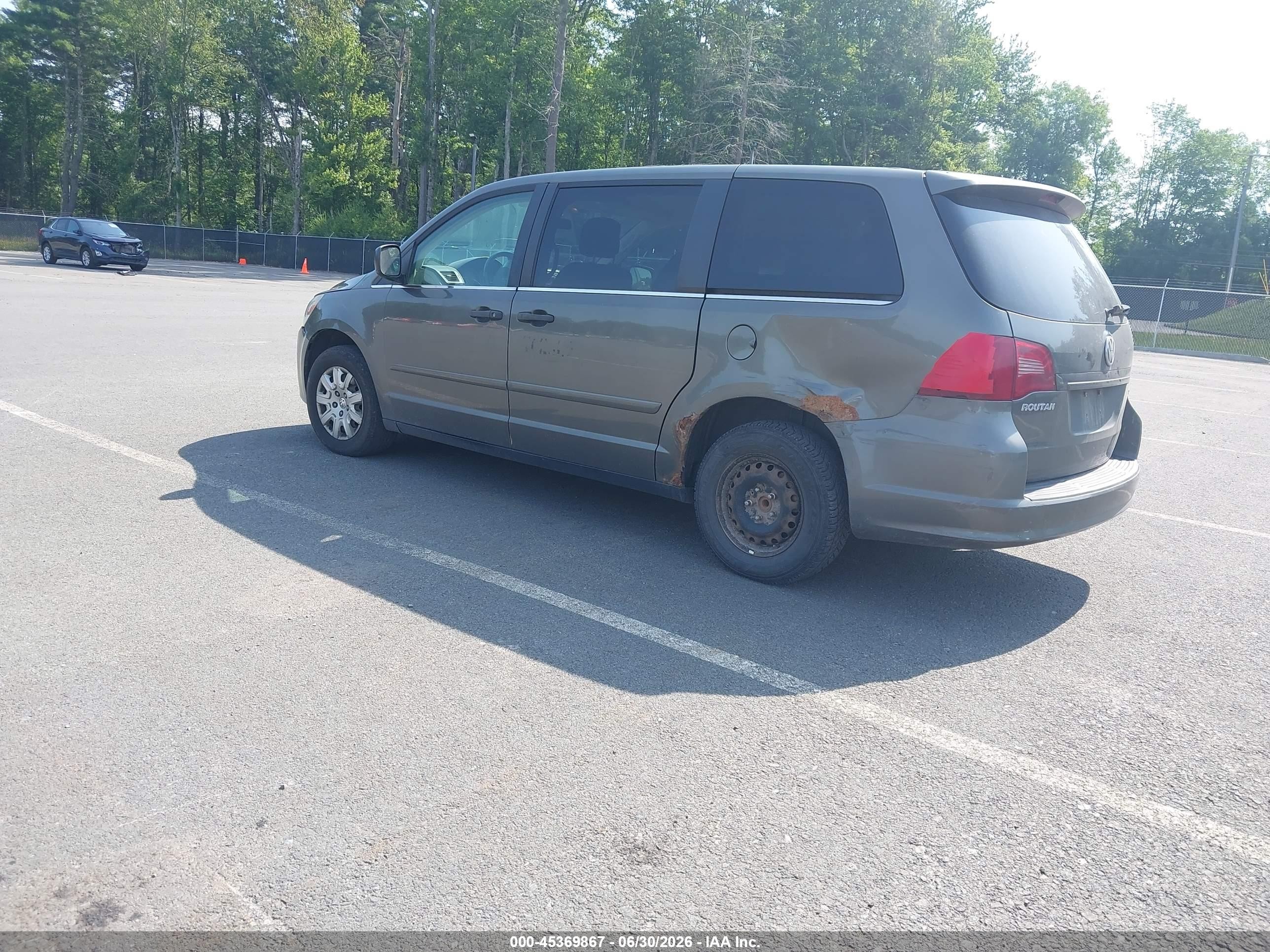 2010 Volkswagen Routan S Серый vin: 2V4RW4D16AR424568