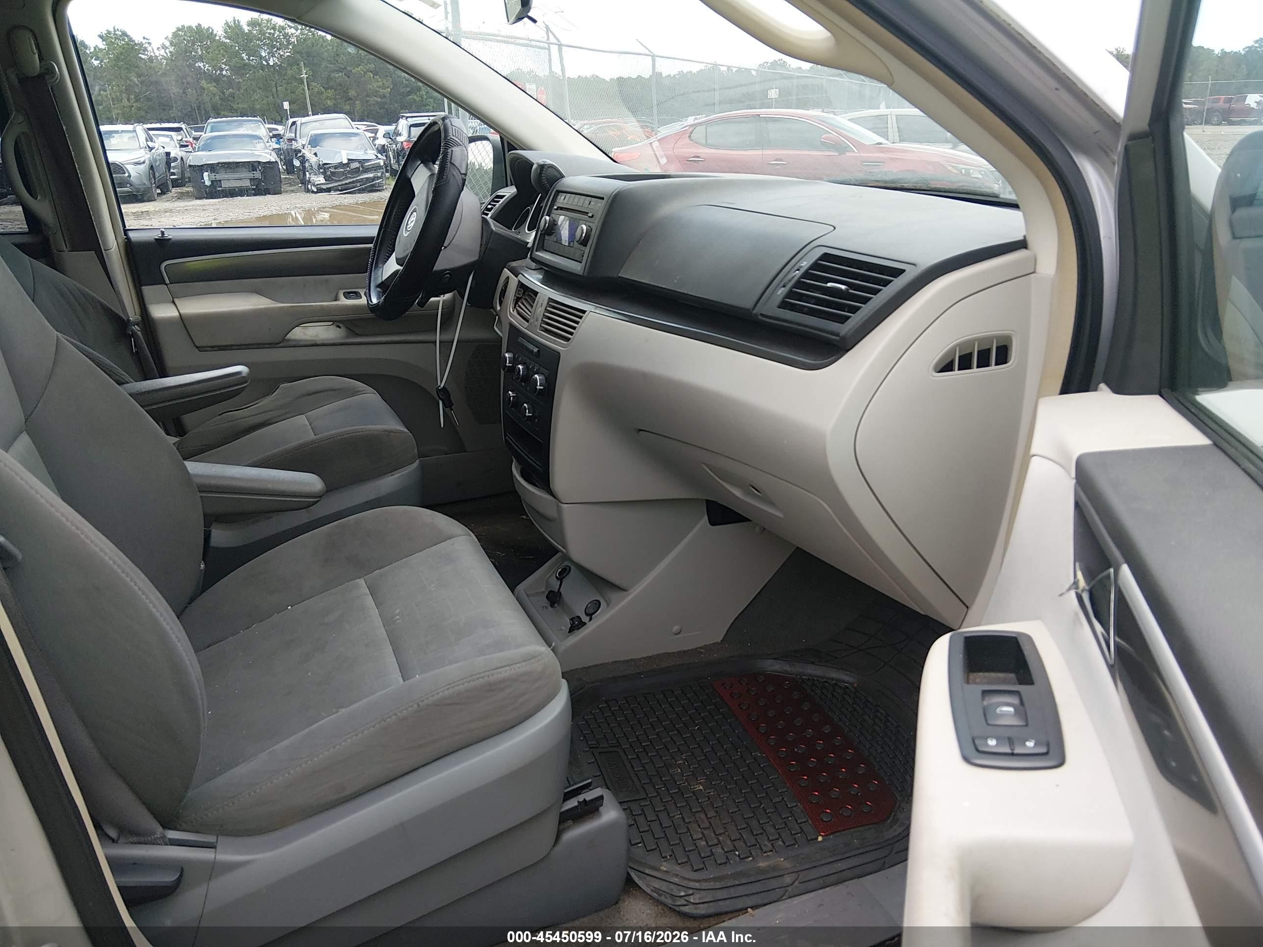 2009 Volkswagen Routan Se Silver vin: 2V8HW34109R582341