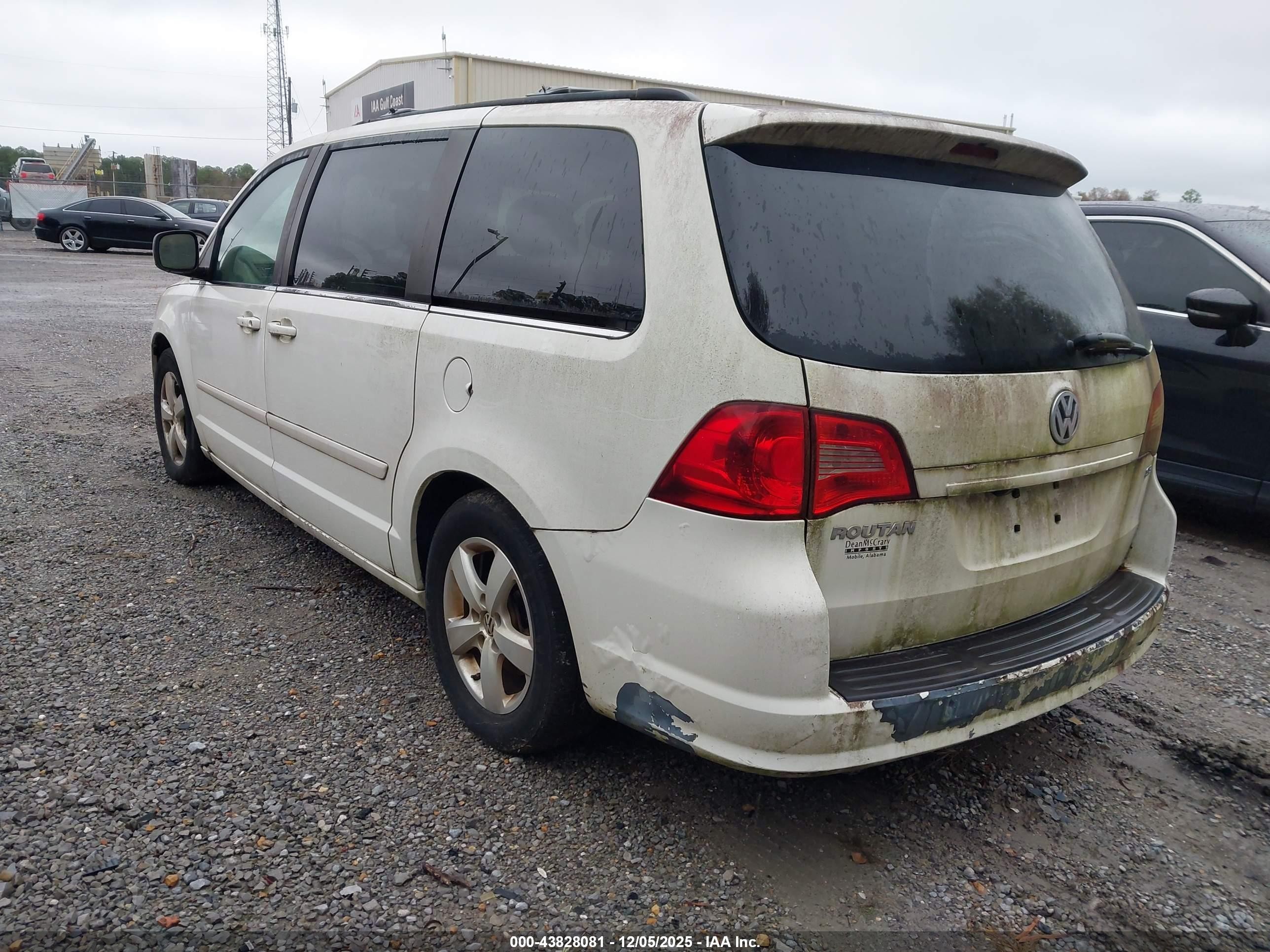 2009 Volkswagen Routan Se White vin: 2V8HW34109R595025