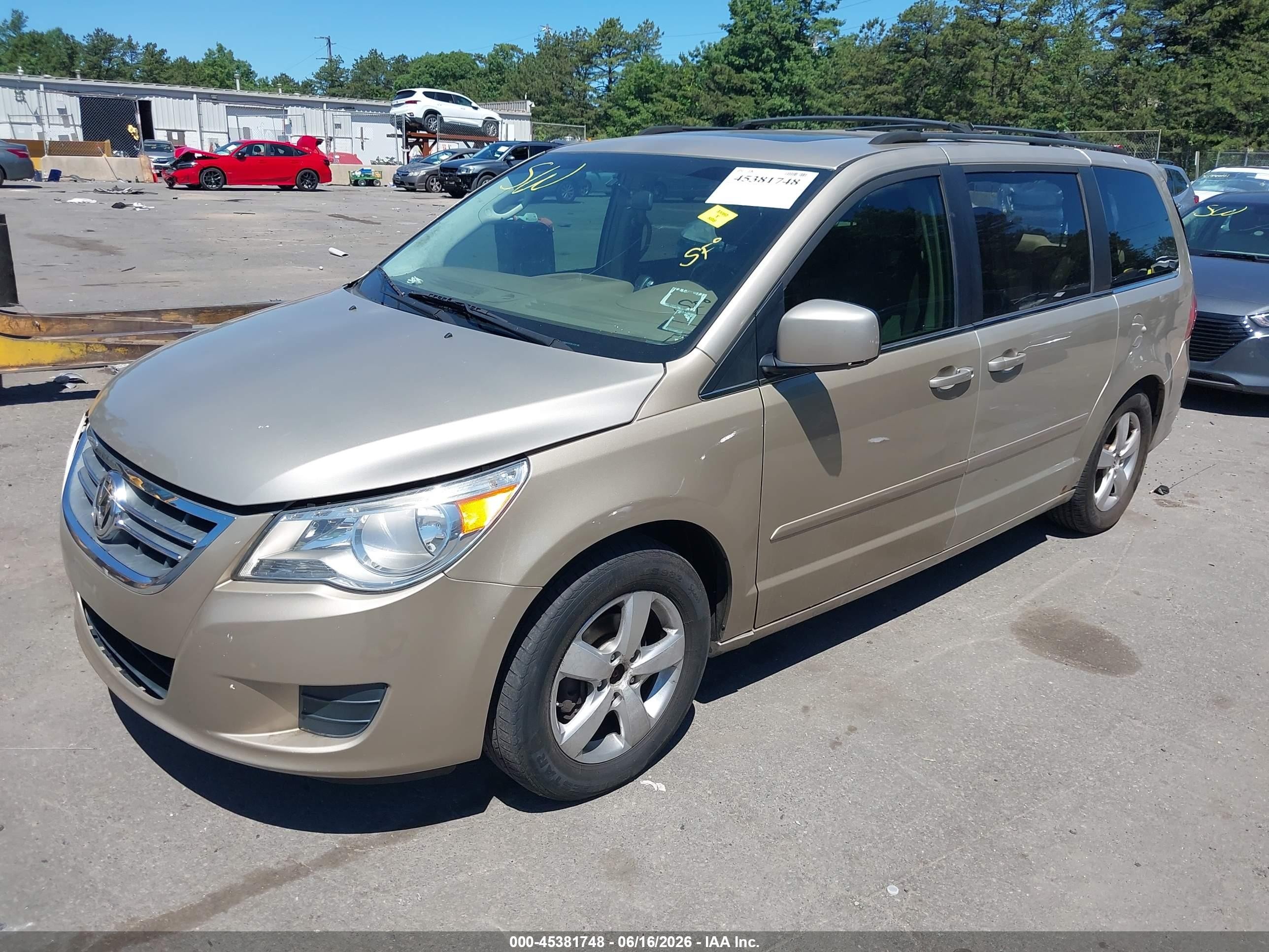 2009 Volkswagen Routan Se Champagne vin: 2V8HW34169R549487
