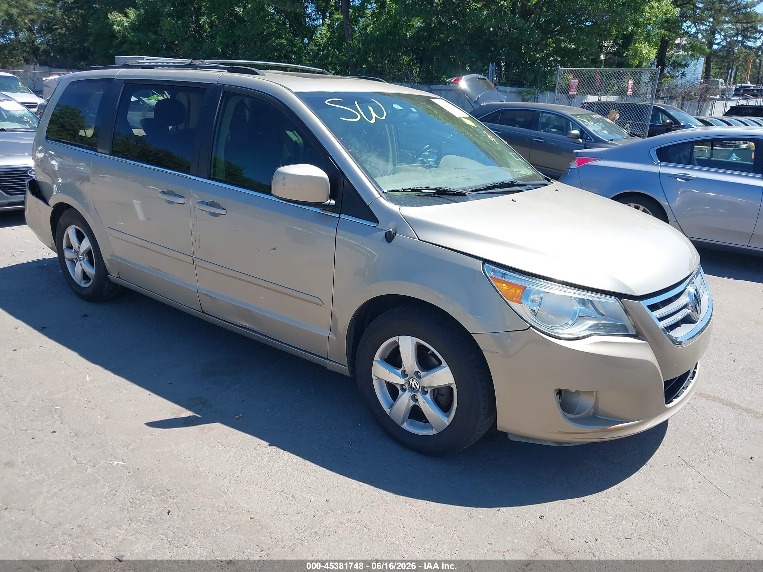 2009 Volkswagen Routan Se Champagne vin: 2V8HW34169R549487