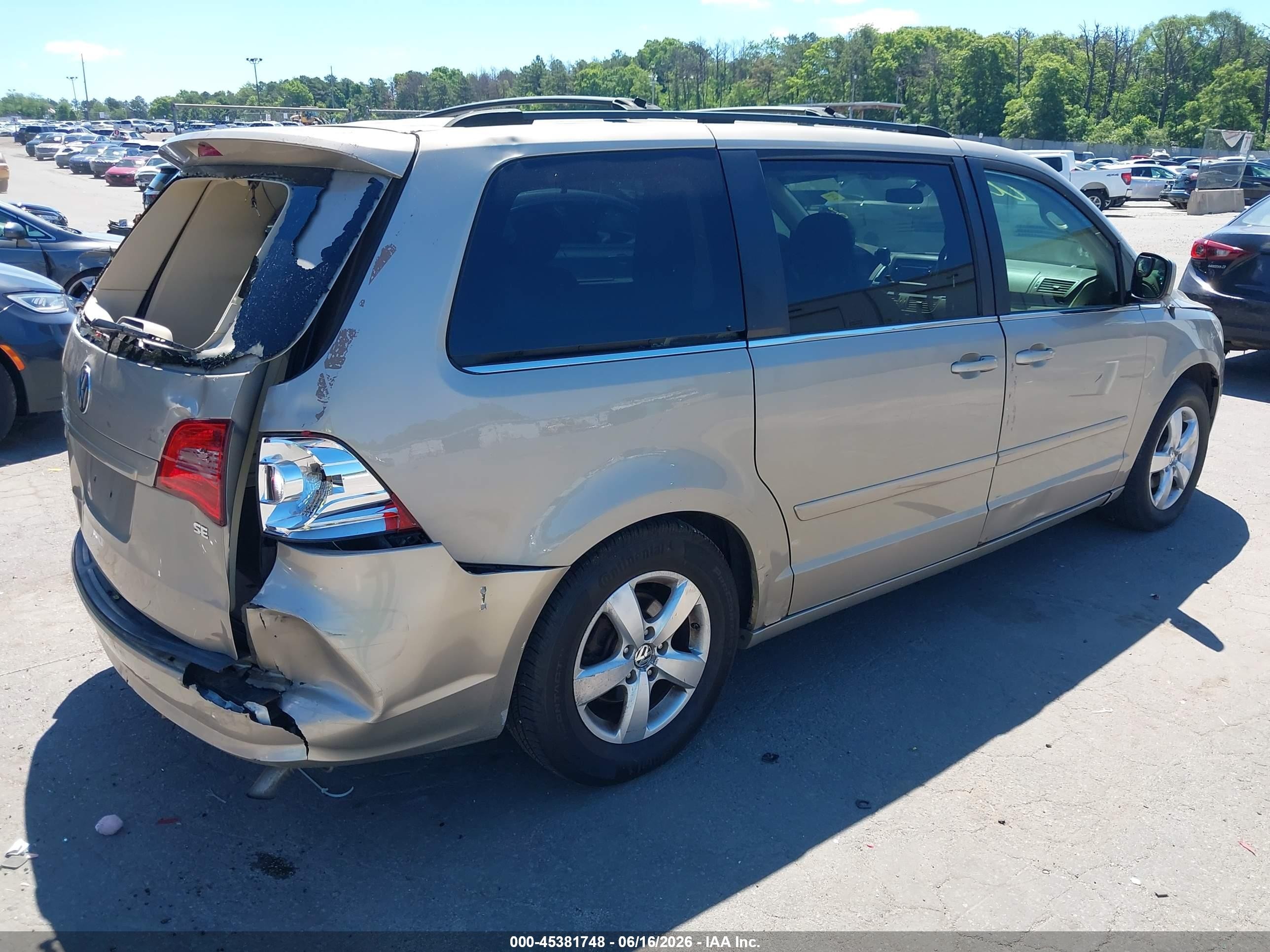 2009 Volkswagen Routan Se Champagne vin: 2V8HW34169R549487