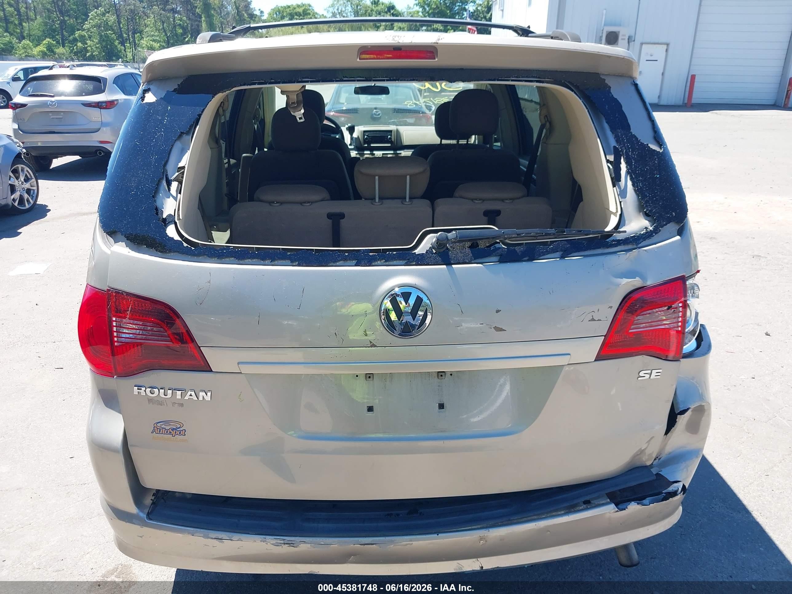 2009 Volkswagen Routan Se Champagne vin: 2V8HW34169R549487