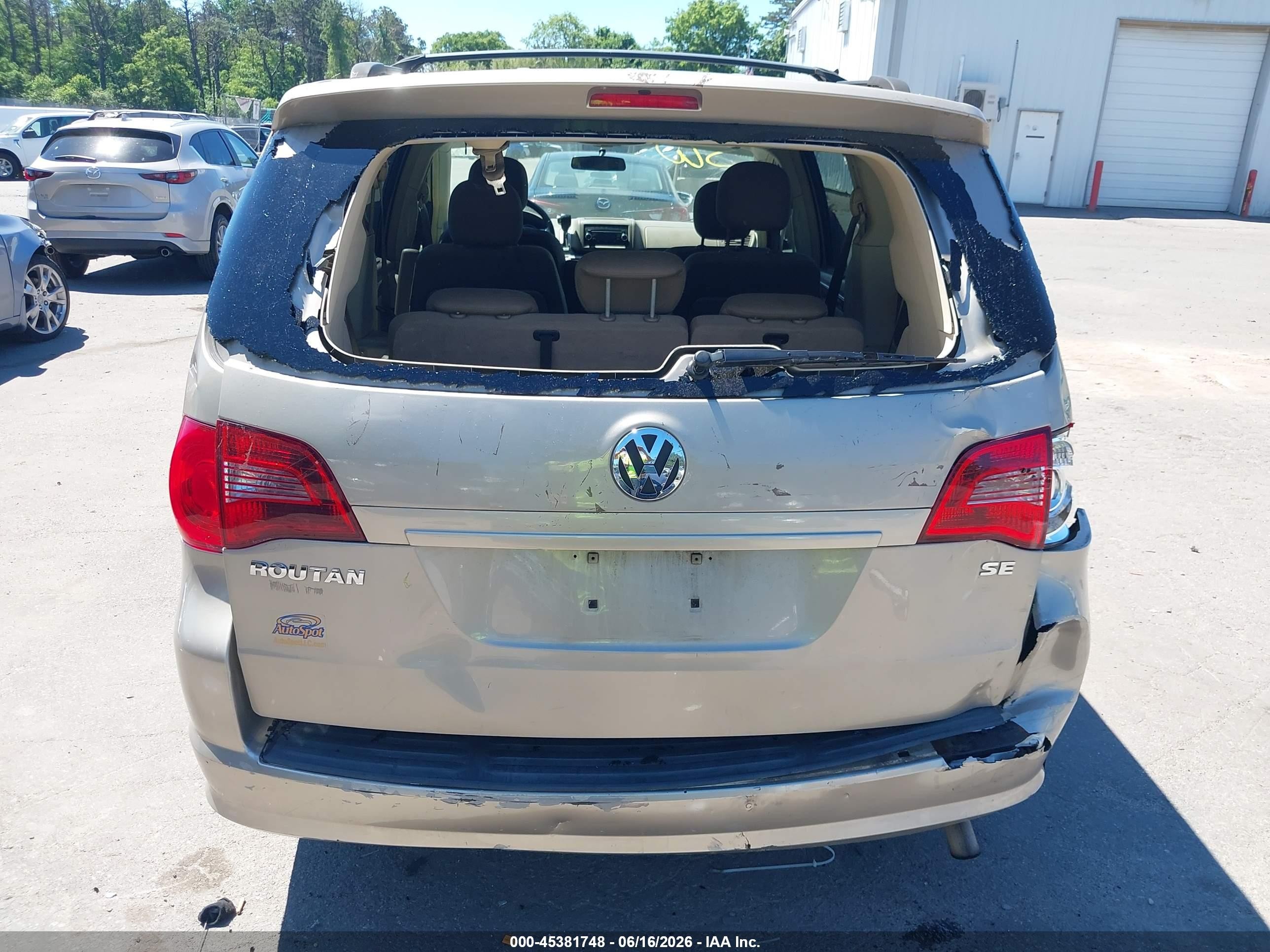 2009 Volkswagen Routan Se Champagne vin: 2V8HW34169R549487