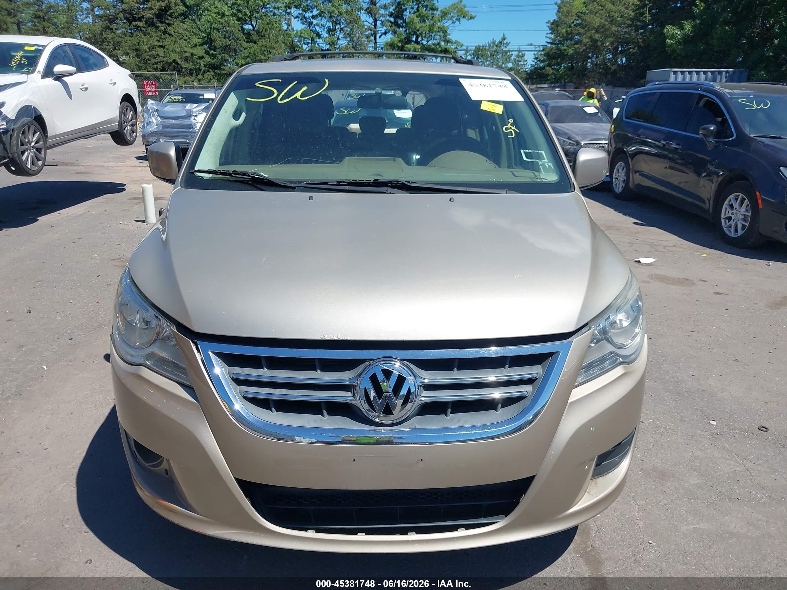 2009 Volkswagen Routan Se Champagne vin: 2V8HW34169R549487
