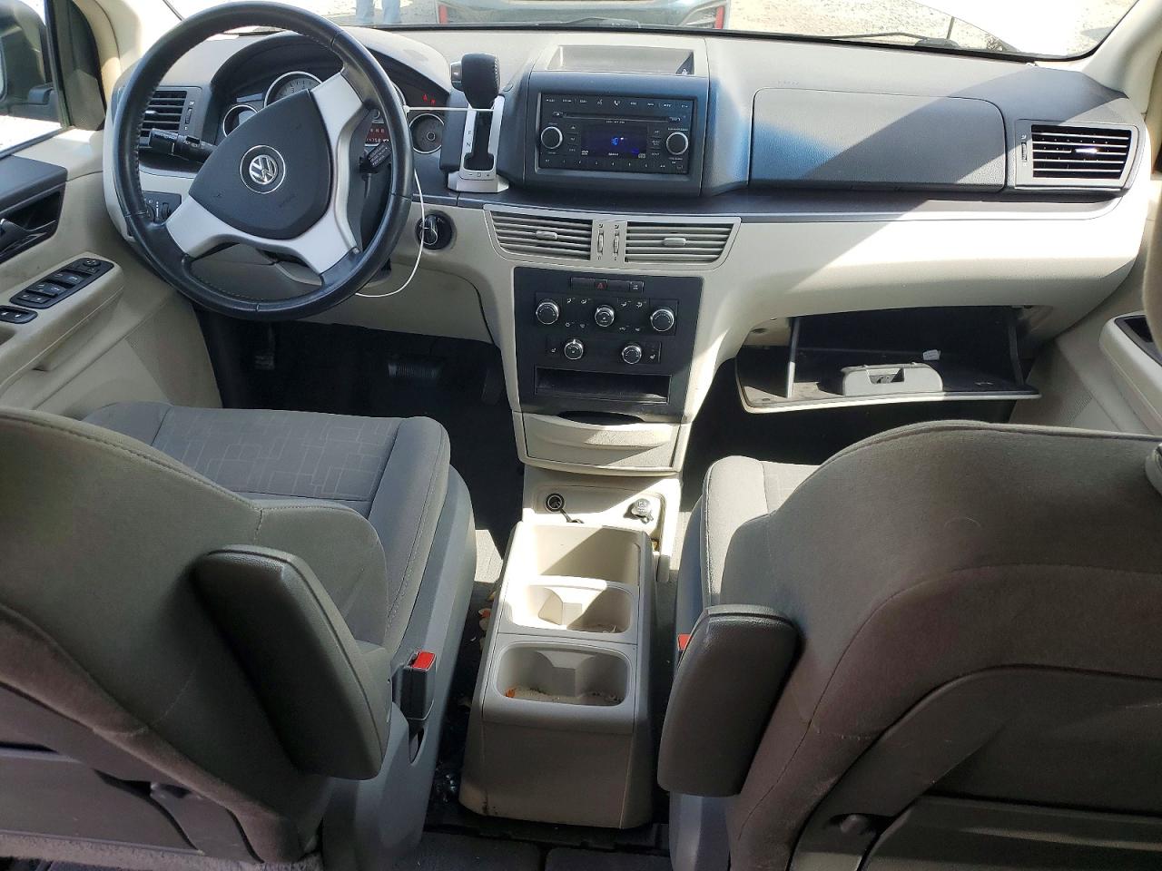 2009 Volkswagen Routan Se White vin: 2V8HW34189R558627