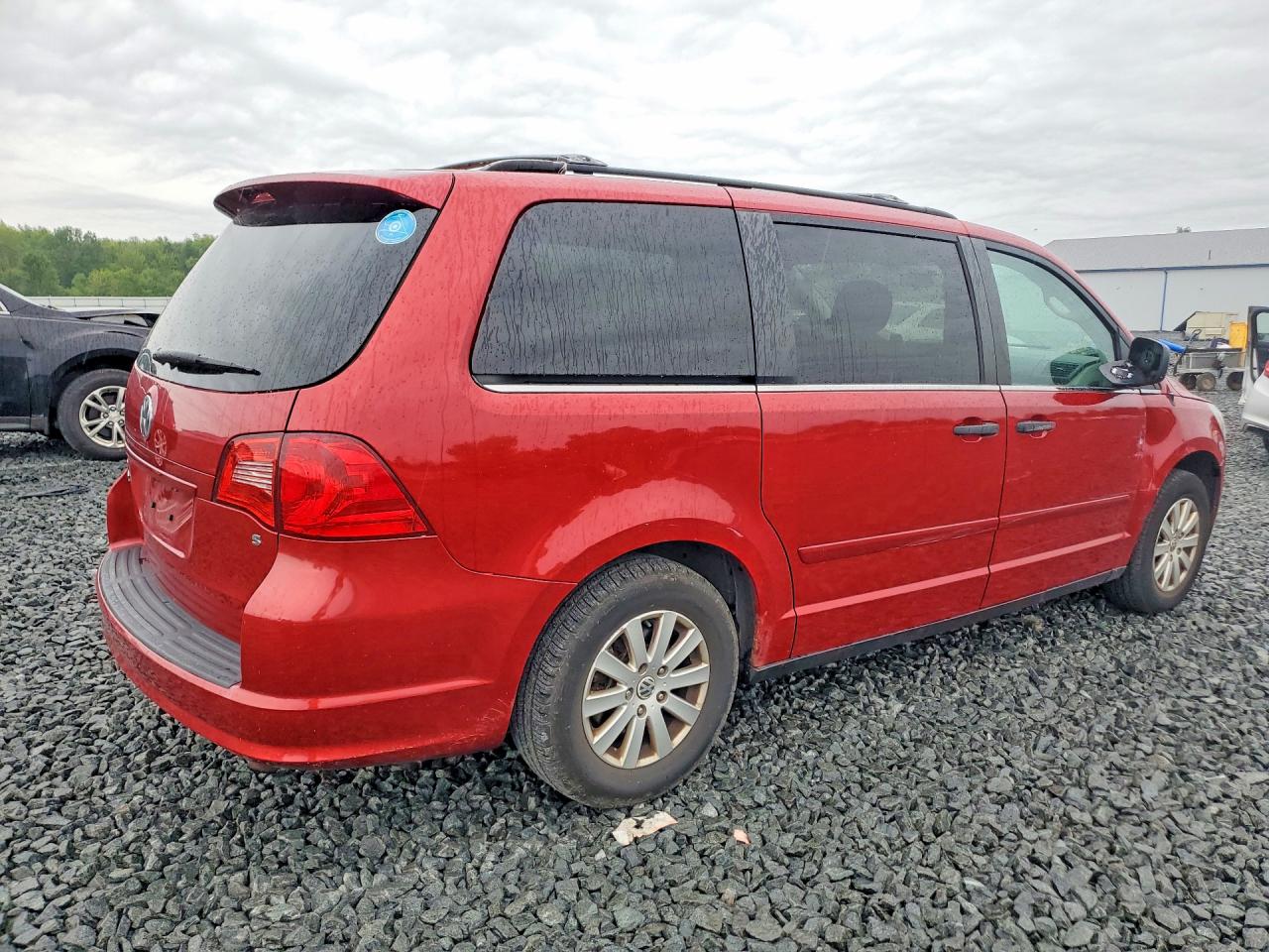 2009 Volkswagen Routan S Red vin: 2V8HW44109R549670