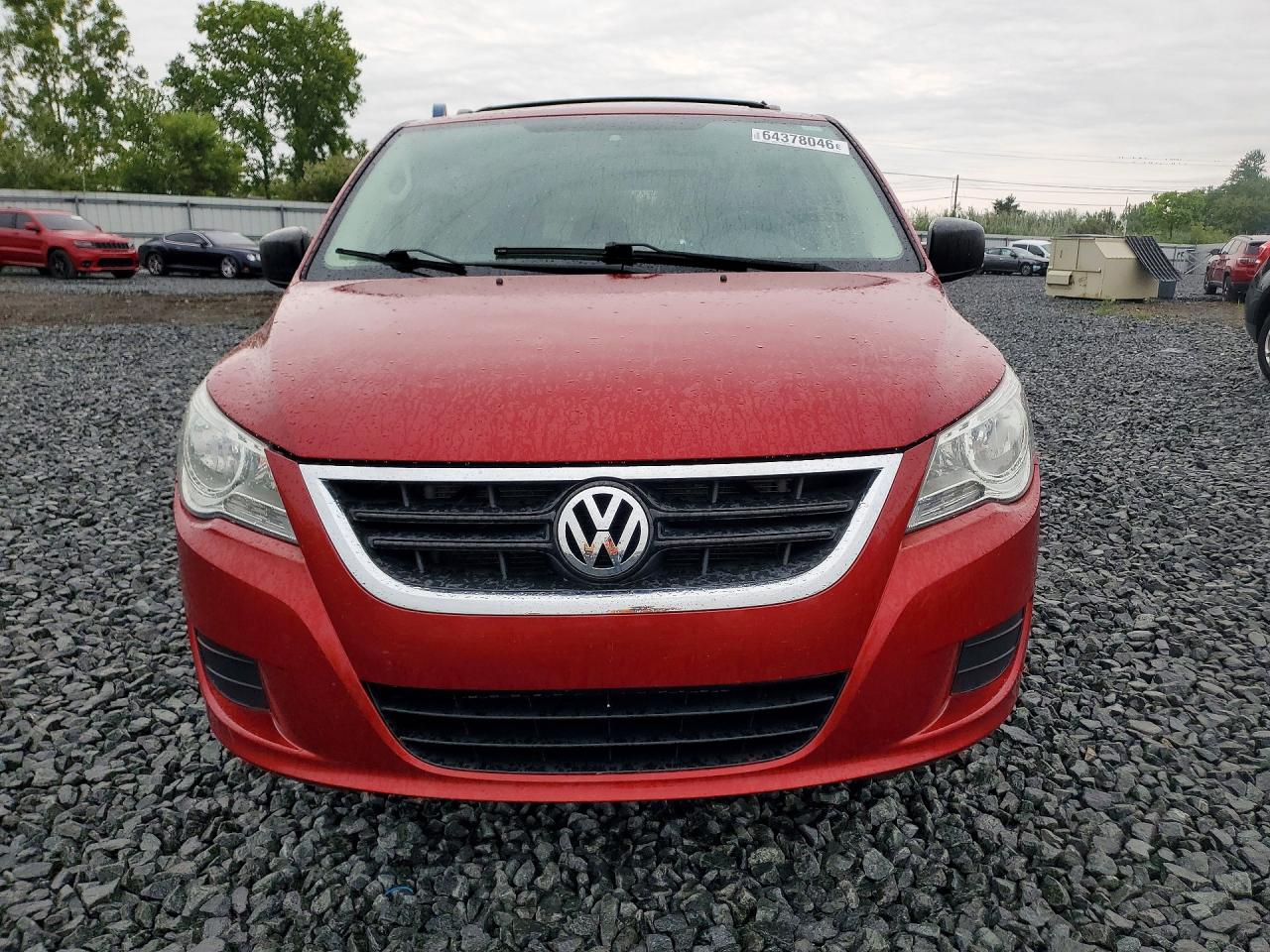 2009 Volkswagen Routan S Red vin: 2V8HW44109R549670
