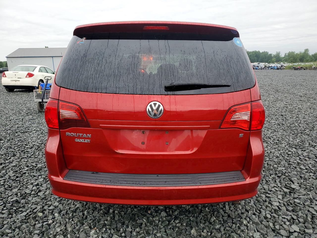 2009 Volkswagen Routan S Red vin: 2V8HW44109R549670