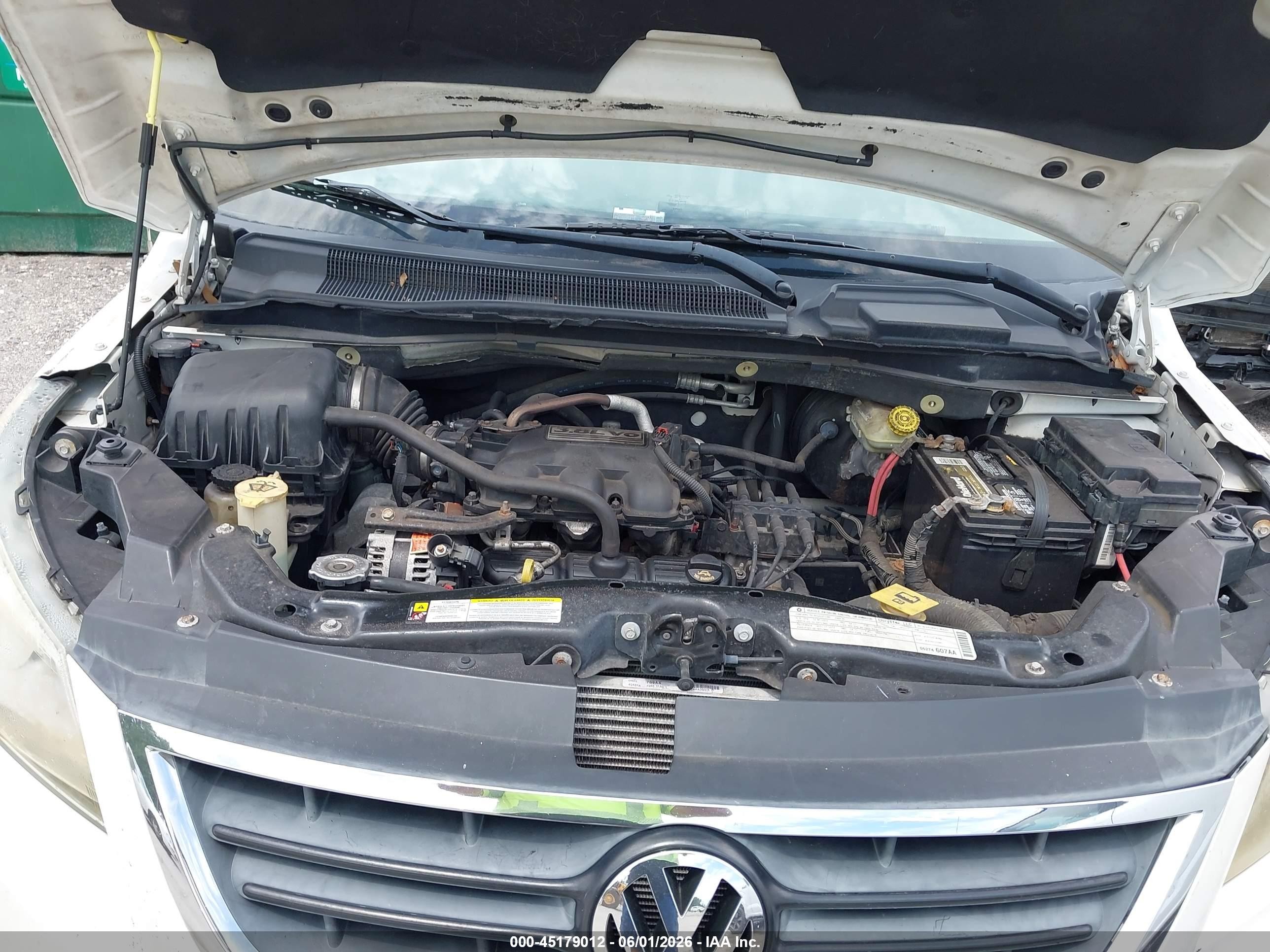 2009 Volkswagen Routan S White vin: 2V8HW44129R594965