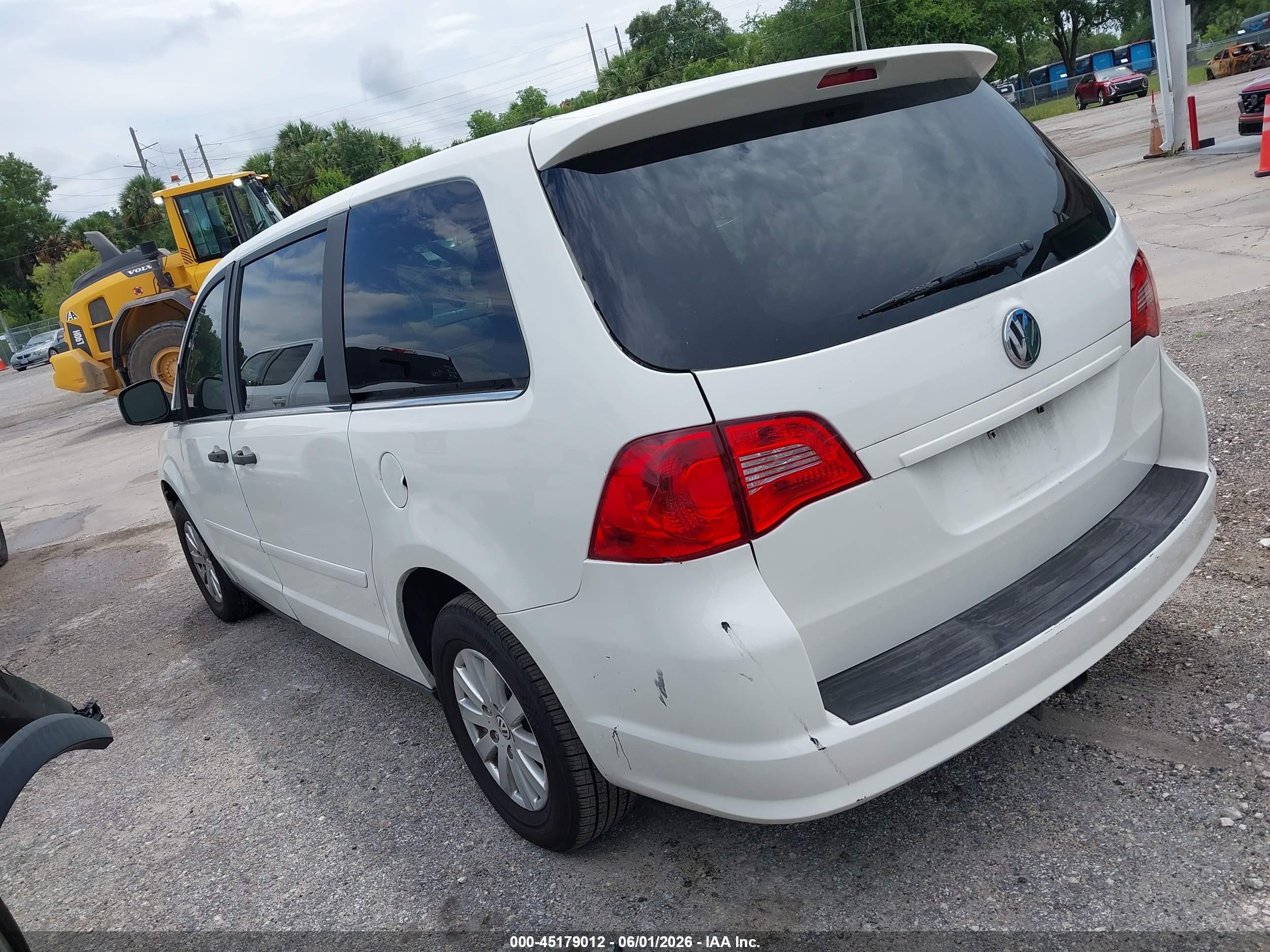 2009 Volkswagen Routan S White vin: 2V8HW44129R594965