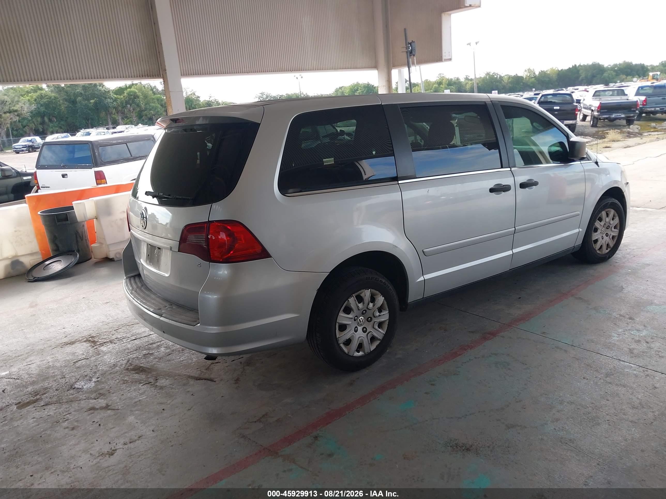 2009 Volkswagen Routan S Silver vin: 2V8HW44169R541086