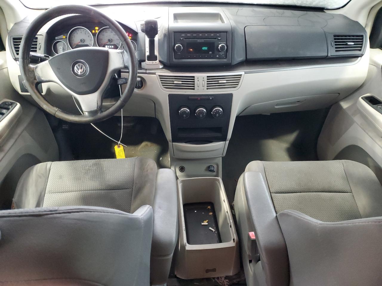 2009 Volkswagen Routan S Белый vin: 2V8HW44169R580096 Damage: Dash, Cracked, Replacement Required