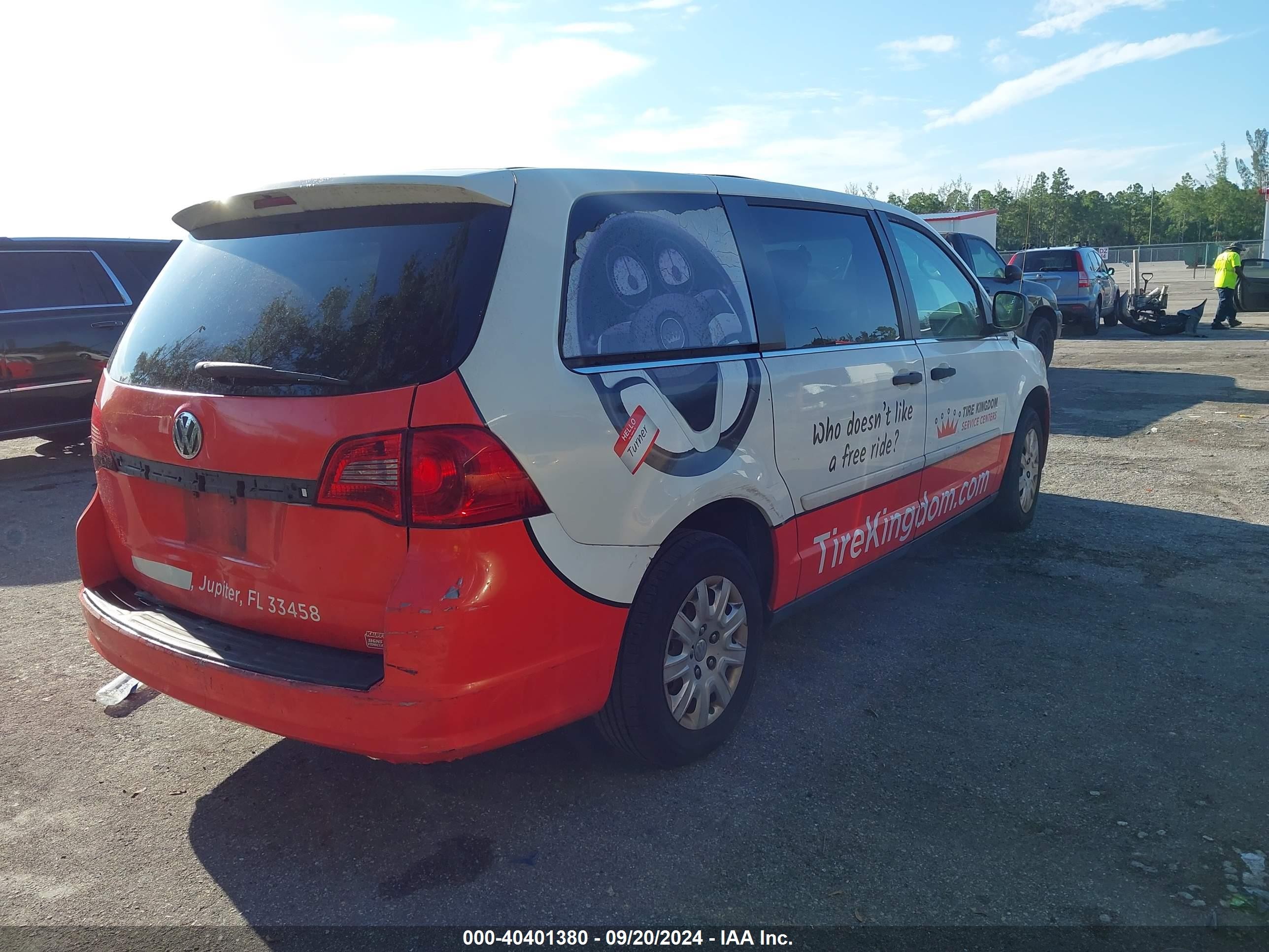 2009 Volkswagen Routan S White vin: 2V8HW44189R559153