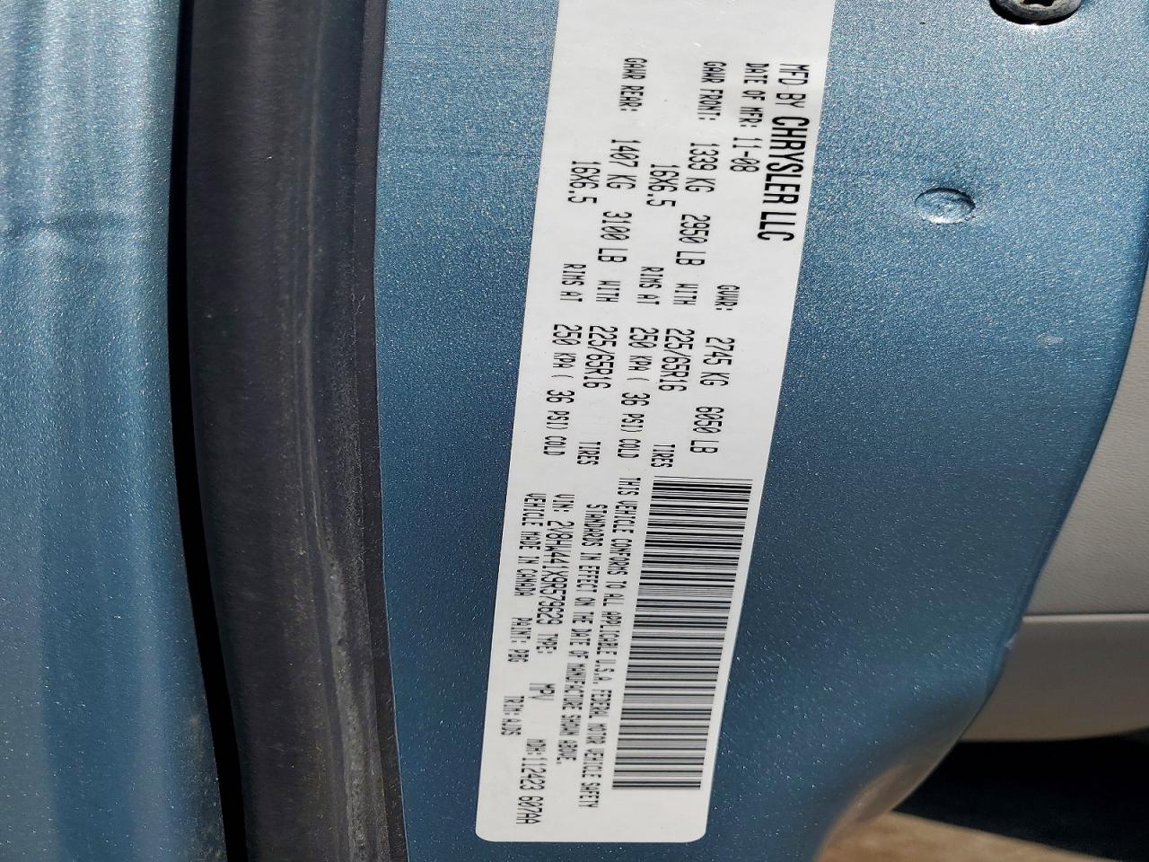 2009 Volkswagen Routan S Blue vin: 2V8HW441X9R579629