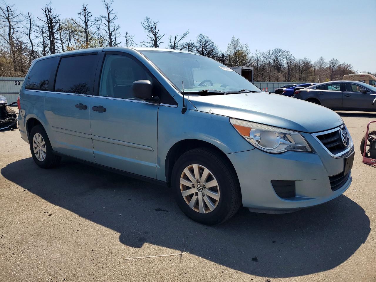 2009 Volkswagen Routan S Blue vin: 2V8HW441X9R579629