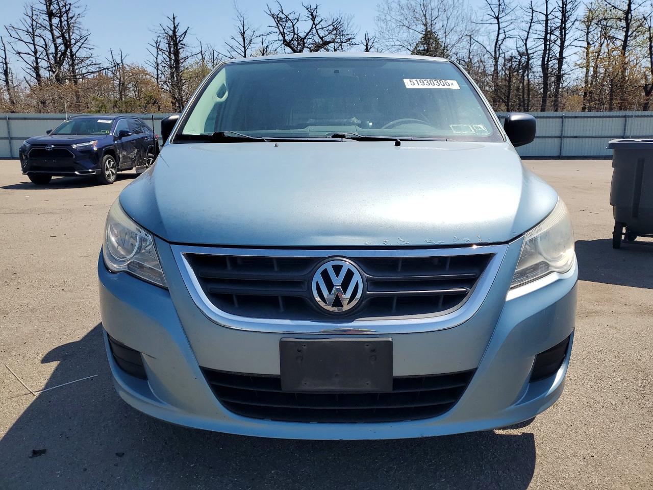 2009 Volkswagen Routan S Blue vin: 2V8HW441X9R579629
