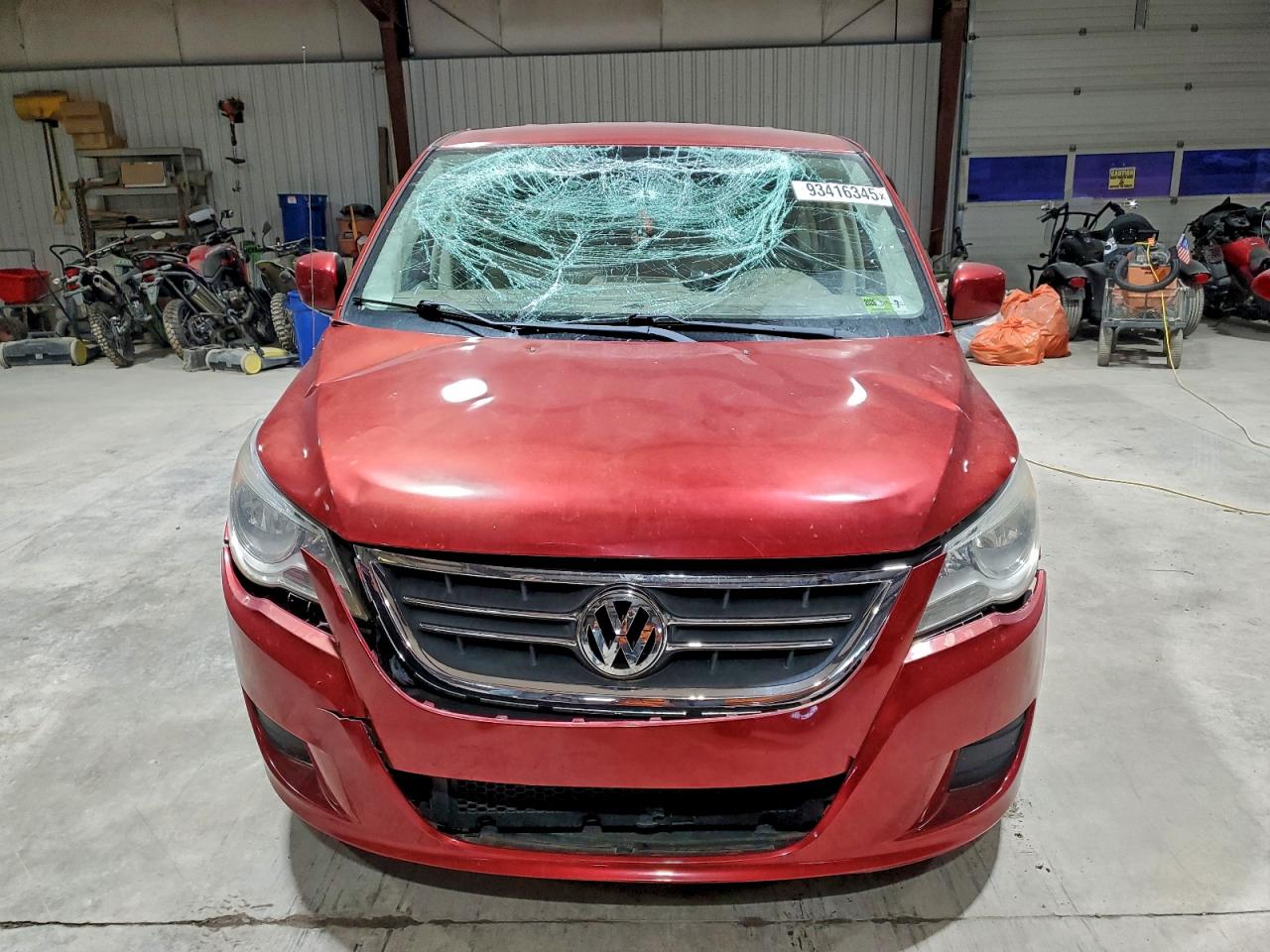 2009 Volkswagen Routan Sel Burgundy vin: 2V8HW54X79R549840