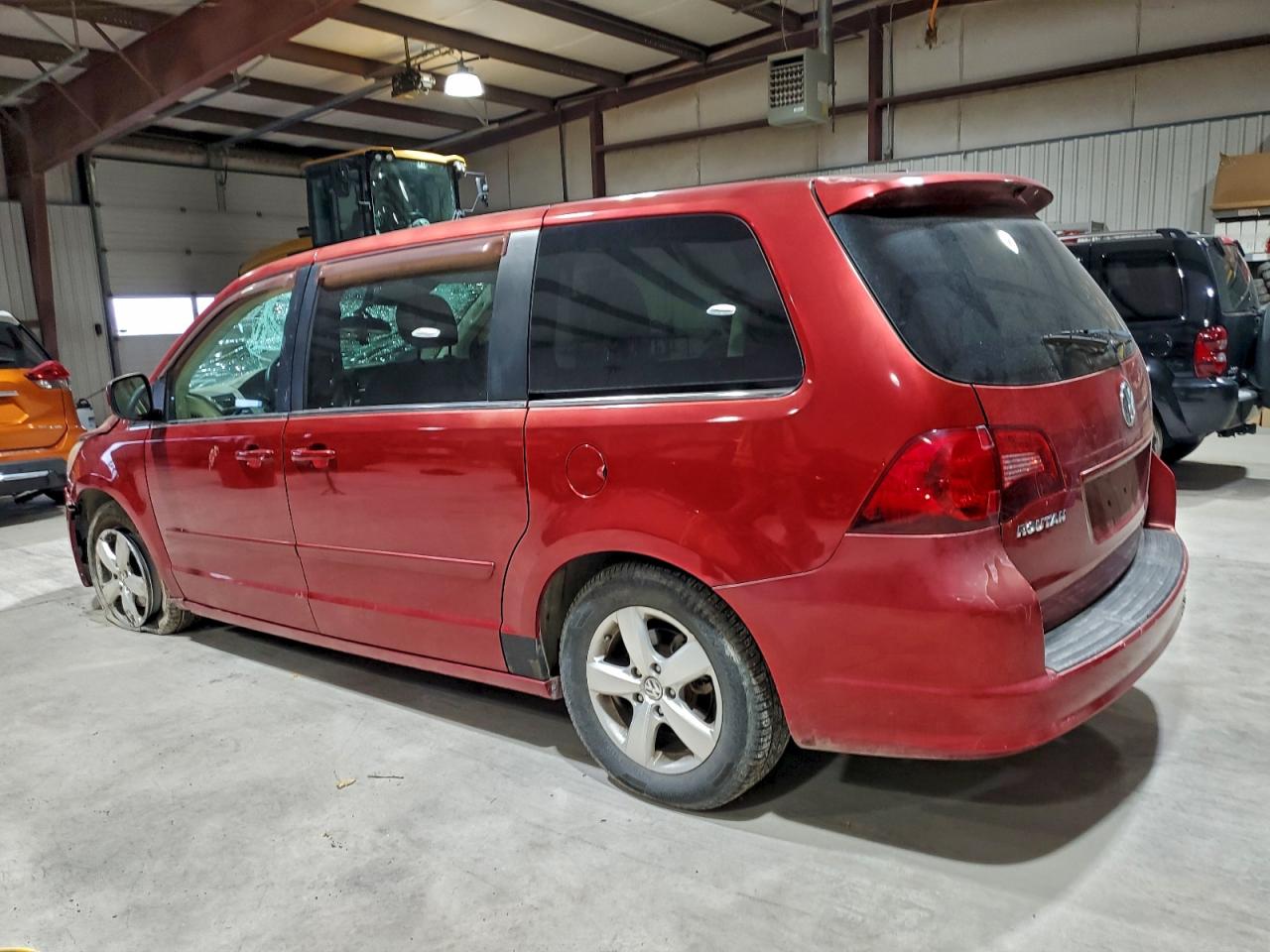 2009 Volkswagen Routan Sel Burgundy vin: 2V8HW54X79R549840