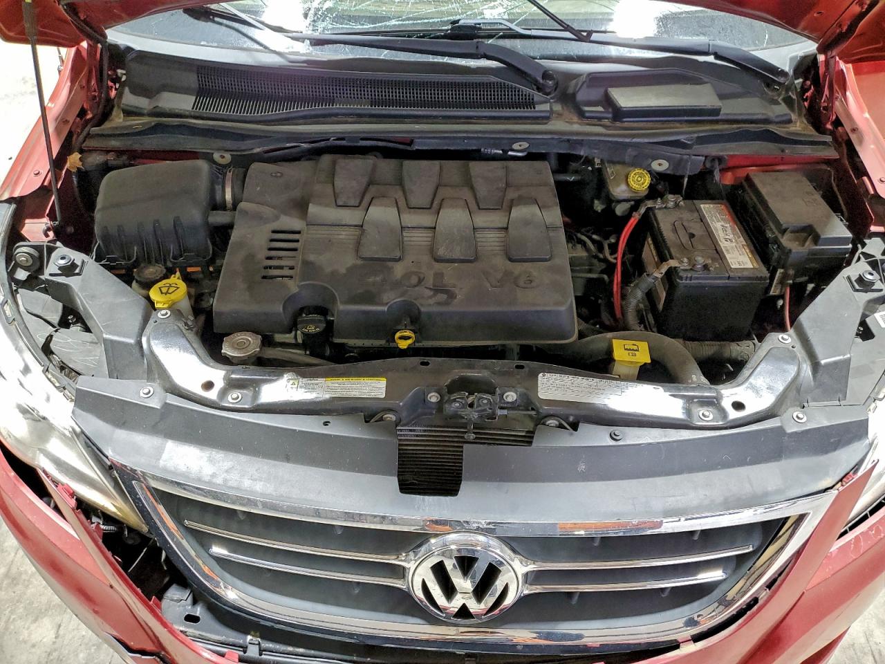 2009 Volkswagen Routan Sel Burgundy vin: 2V8HW54X79R549840