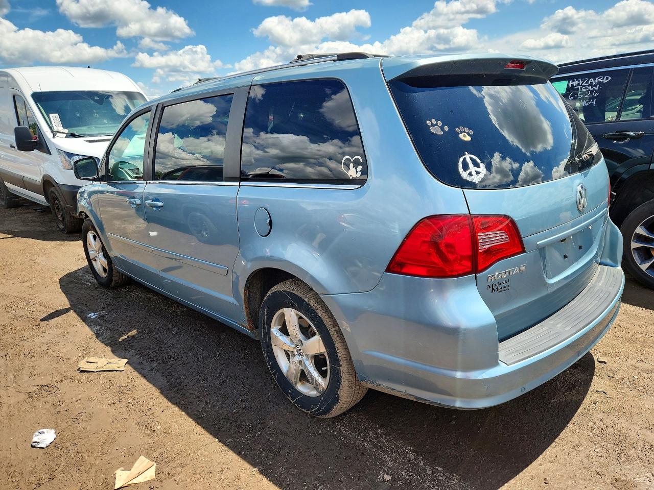 2009 Volkswagen Routan Sel Premium Blue vin: 2V8HW64X19R543506