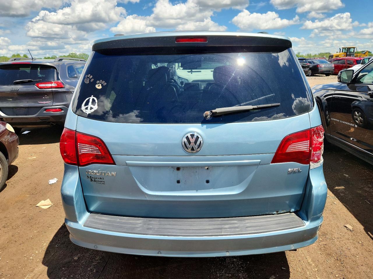 2009 Volkswagen Routan Sel Premium Blue vin: 2V8HW64X19R543506