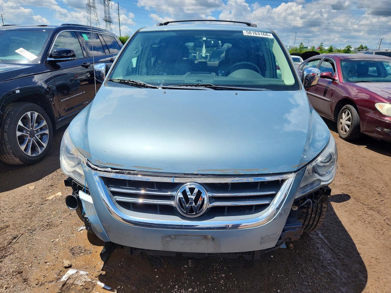 2009 Volkswagen Routan Sel Premium Blue vin: 2V8HW64X19R543506