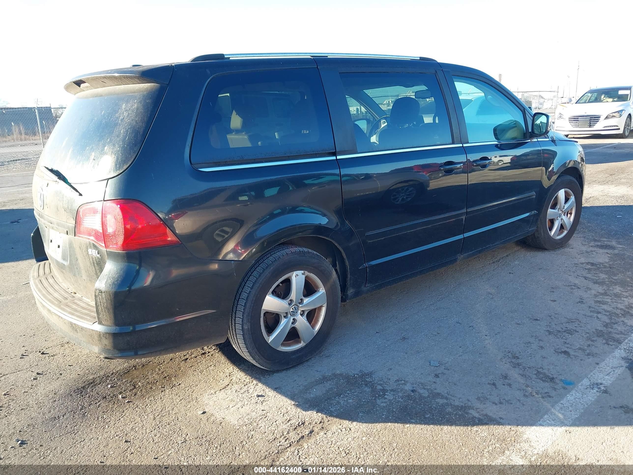 2009 Volkswagen Routan Sel Premium Black vin: 2V8HW64XX9R599301