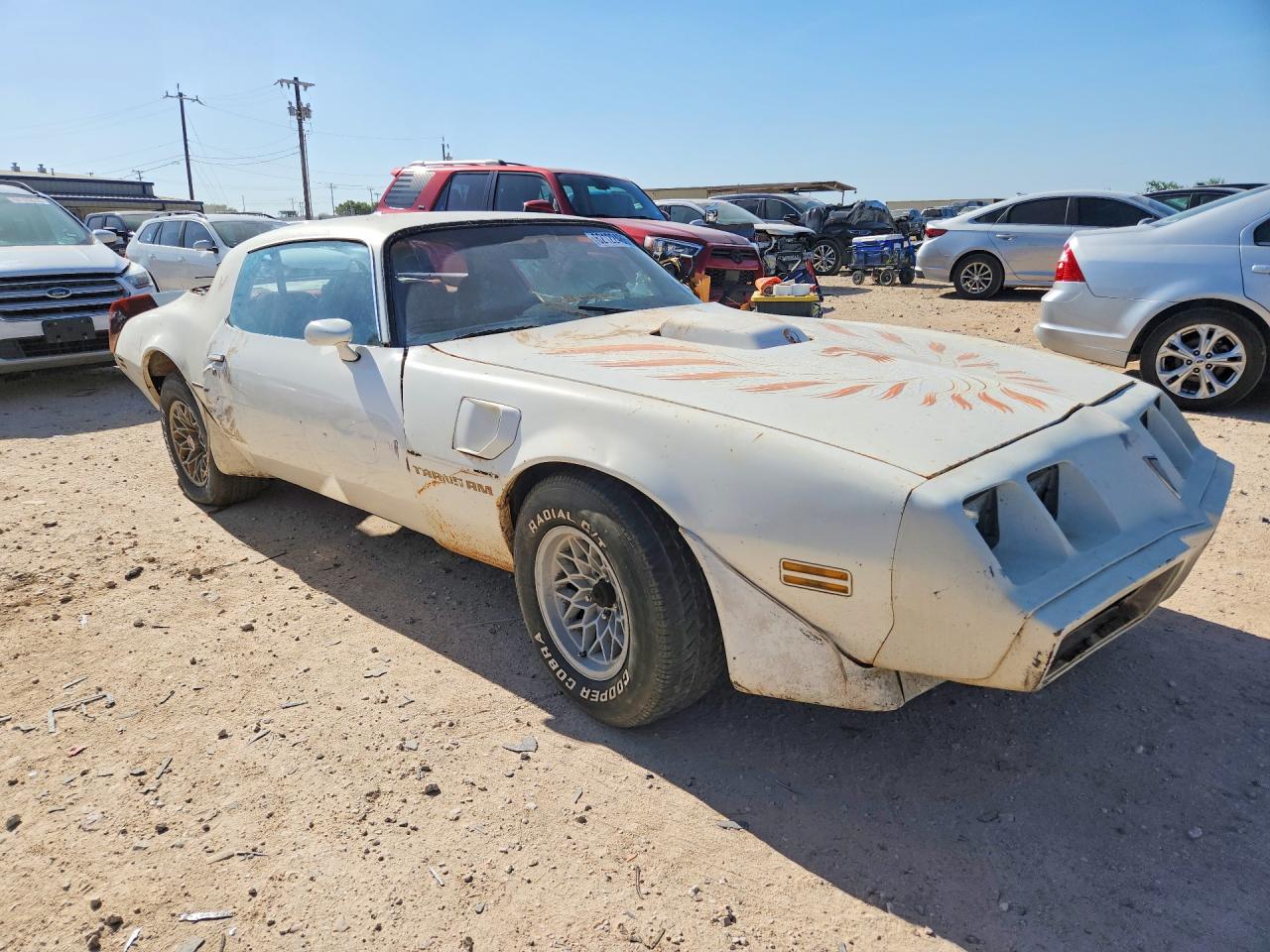 1980 Pontiac Trans Am T-top White vin: 2W87WAN110114