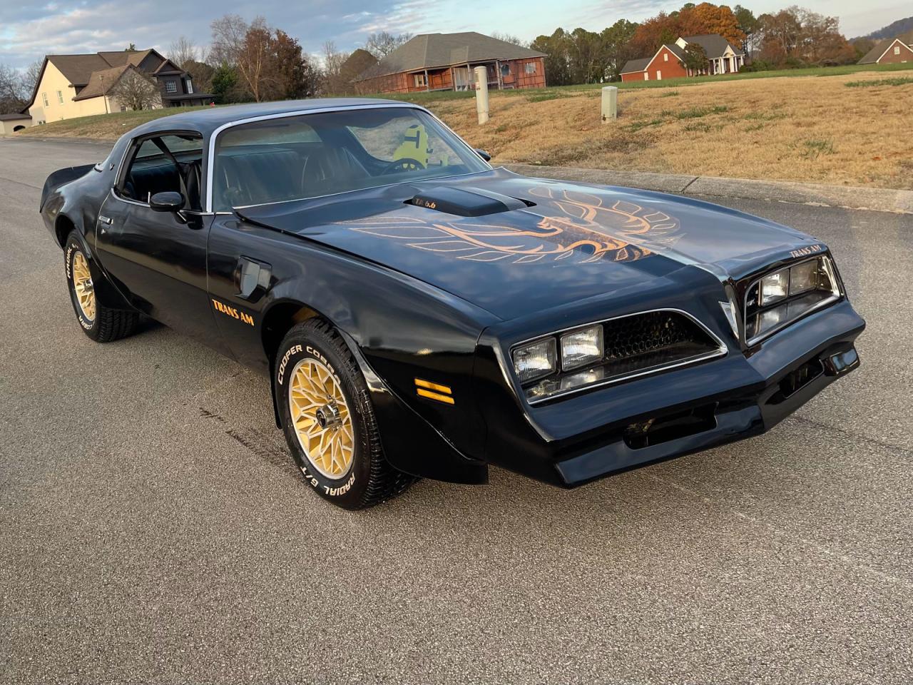 1977 Pontiac Trans Am Черный vin: 2W87Z7N184897