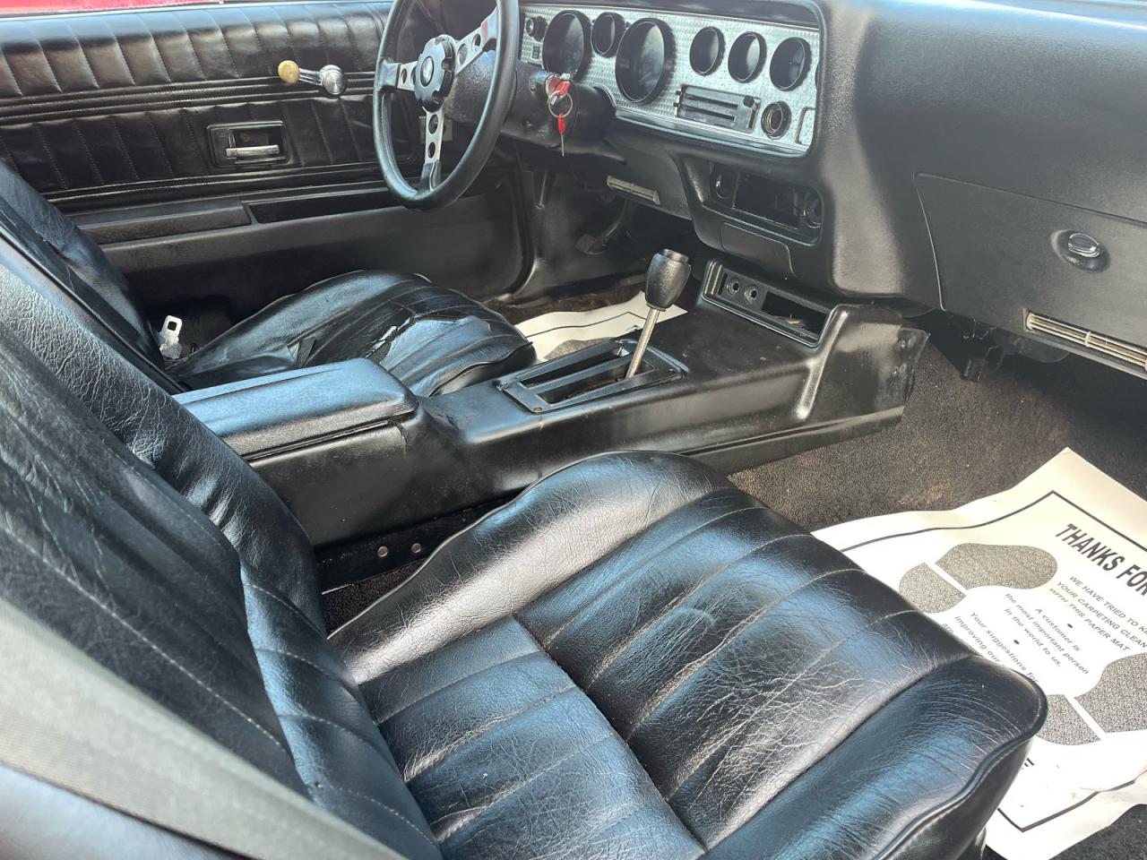 1977 Pontiac Trans Am Черный vin: 2W87Z7N184897
