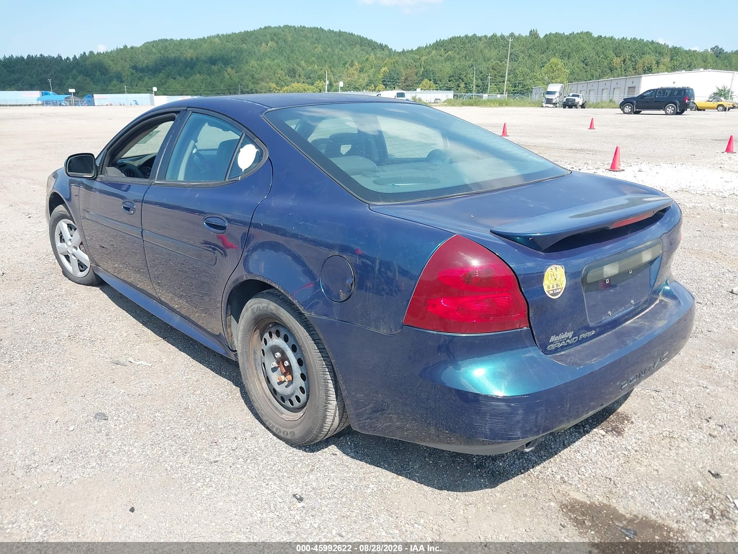2005 Pontiac Grand Prix Gt Blue vin: 2g2ws522751206416