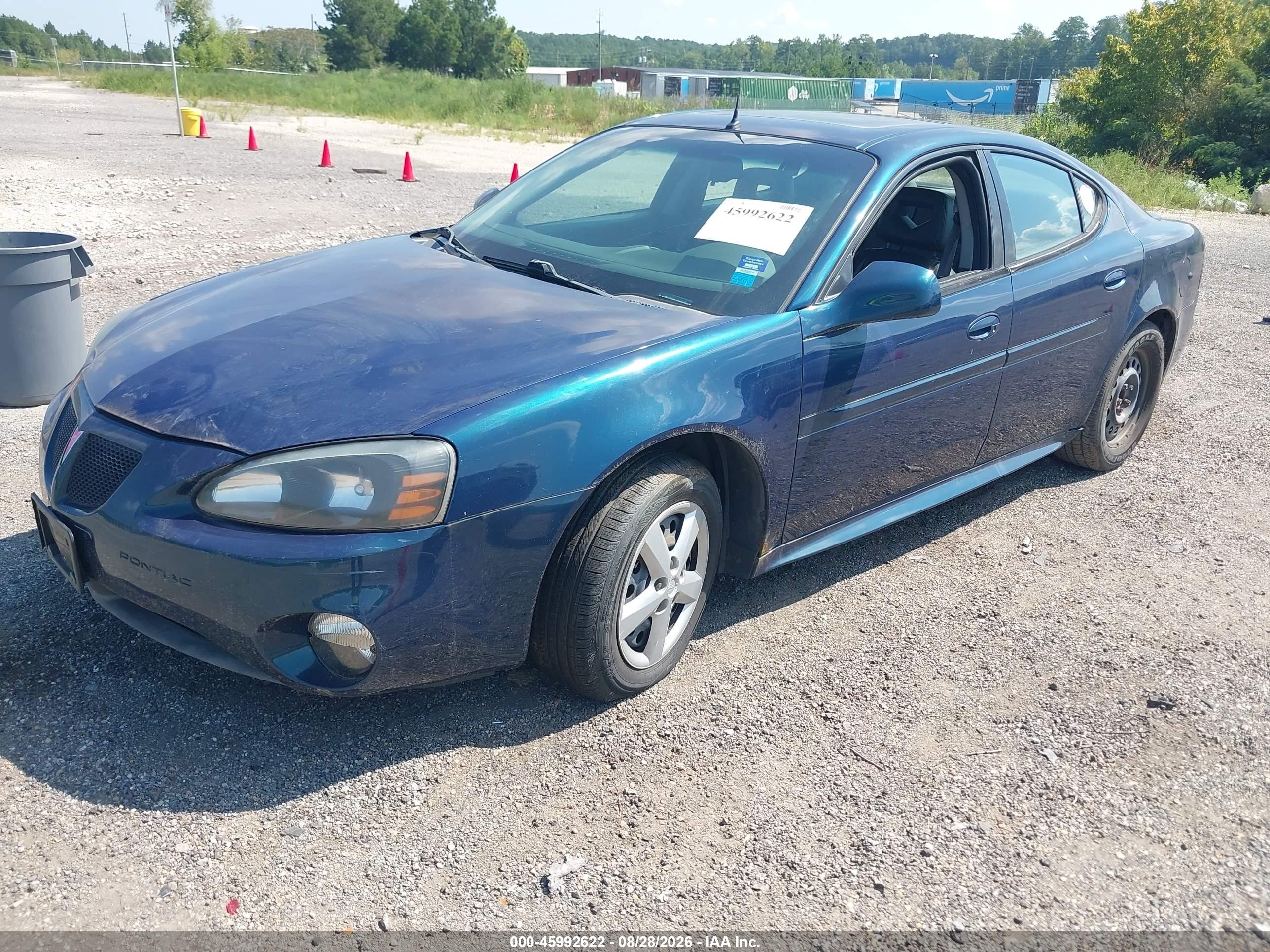 2005 Pontiac Grand Prix Gt Blue vin: 2g2ws522751206416