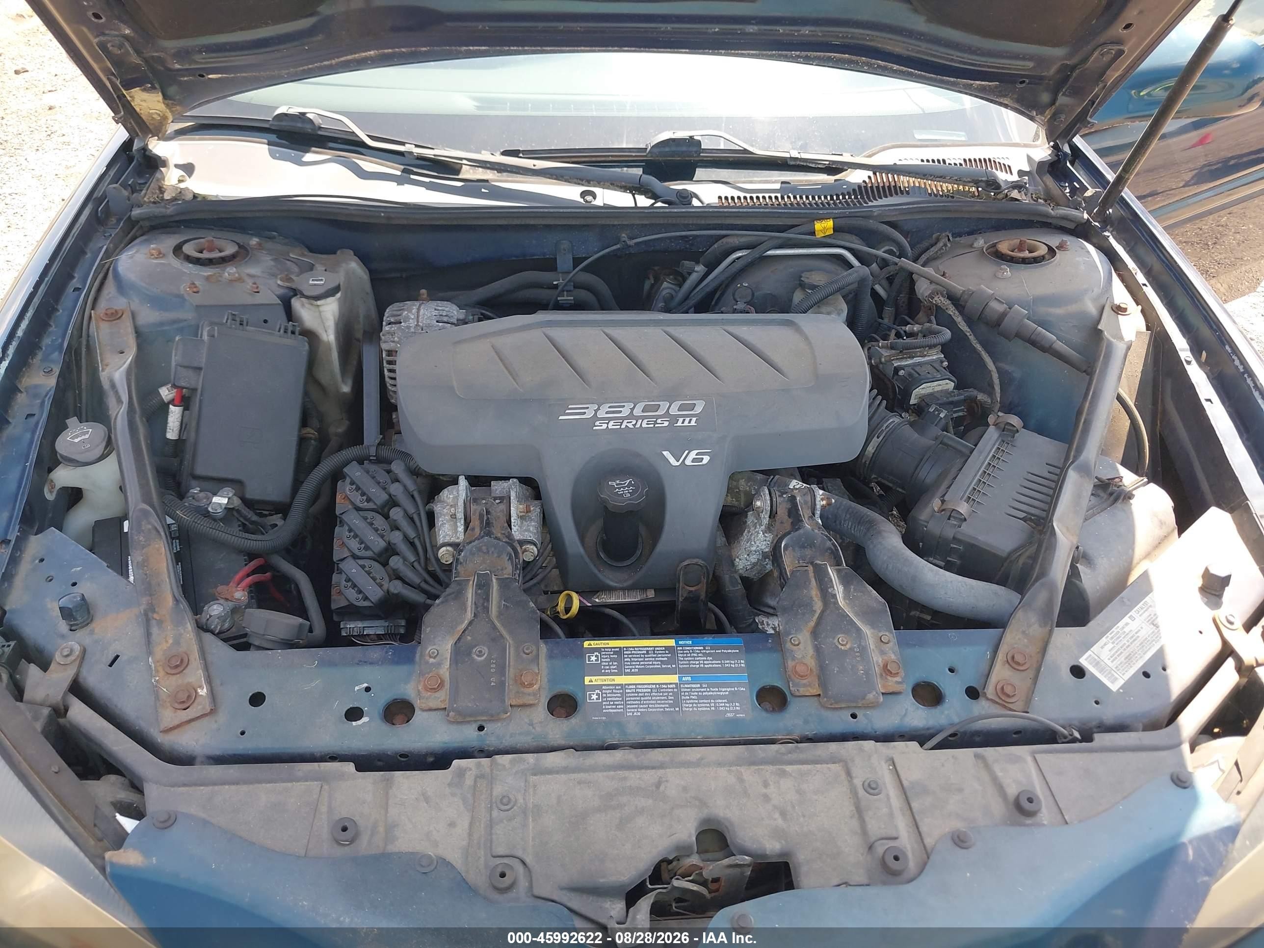 2005 Pontiac Grand Prix Gt Blue vin: 2g2ws522751206416